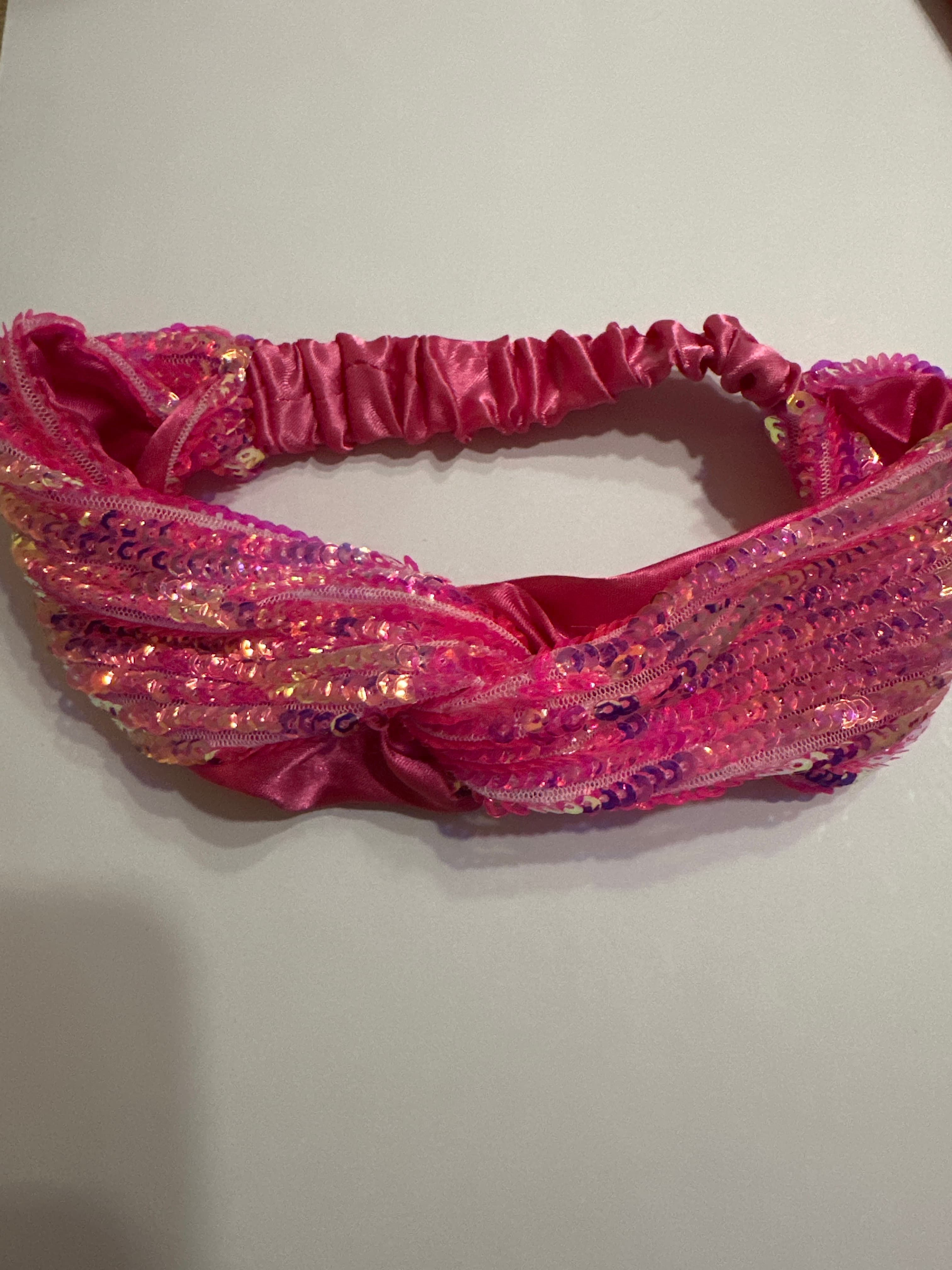 Pink Sequin Headband  - Image 1
