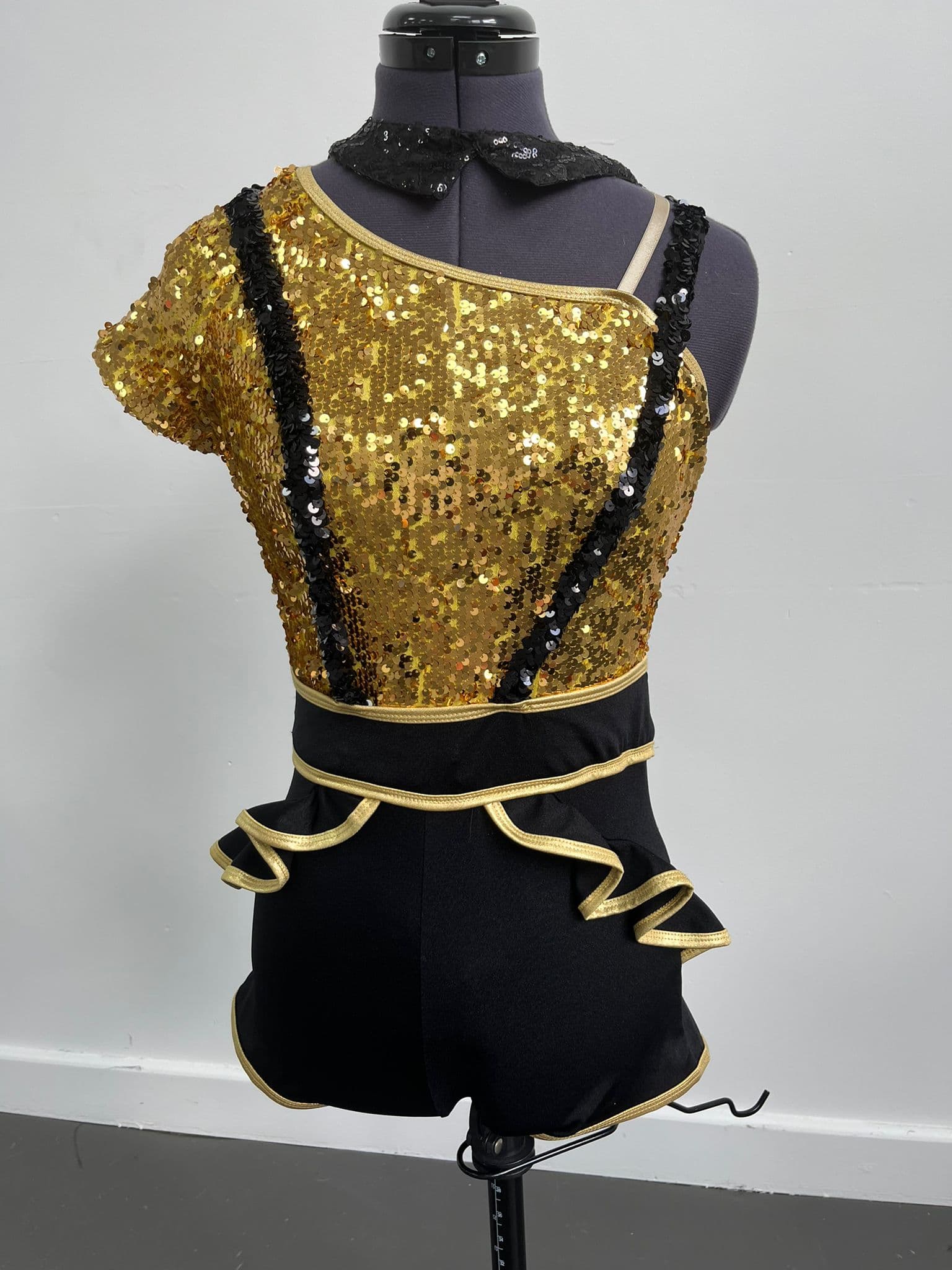 1st Position Gold Sequin Unitard thumbnail 4