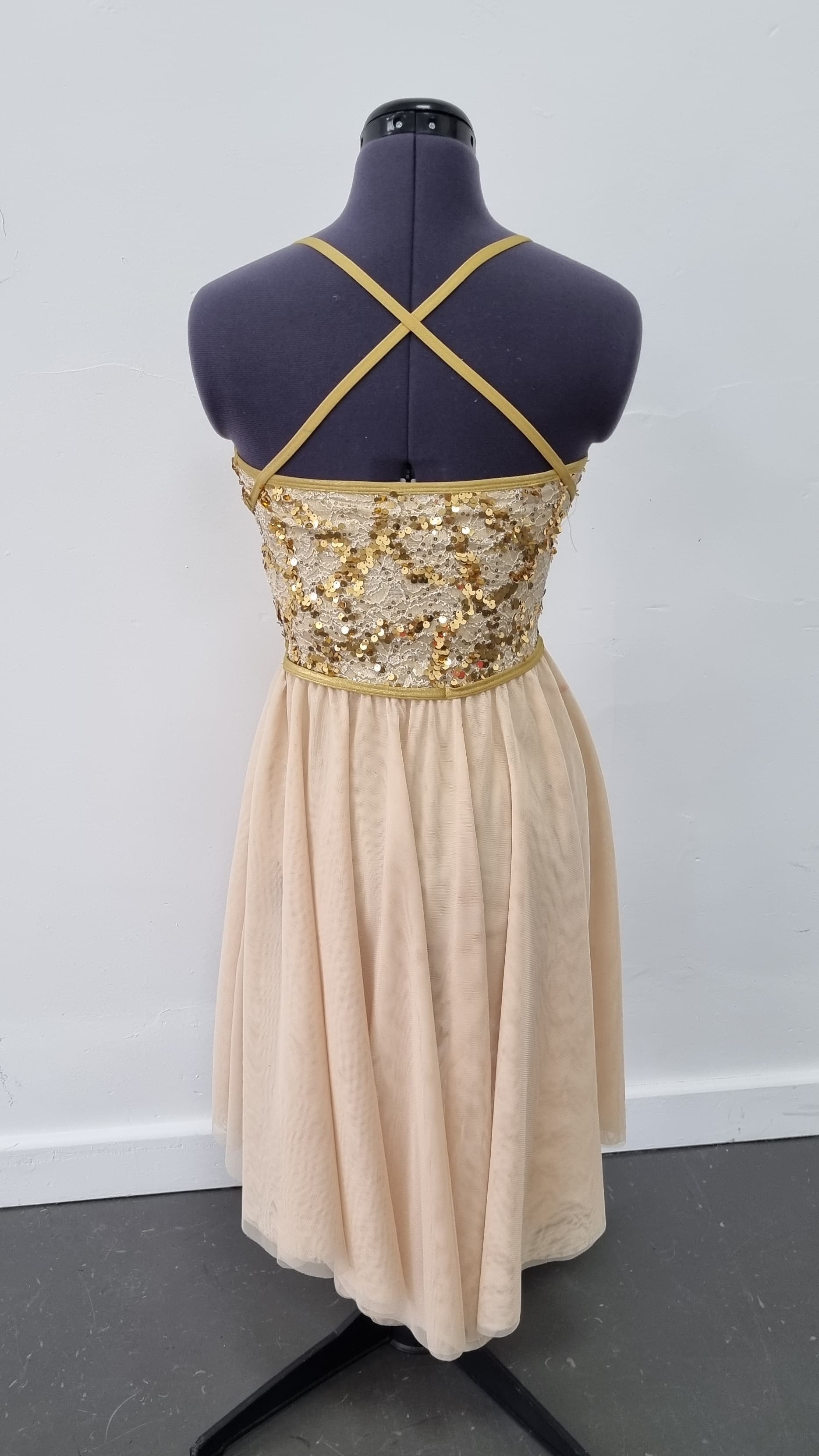 1st Position La Bayadere Gold Dress thumbnail 2