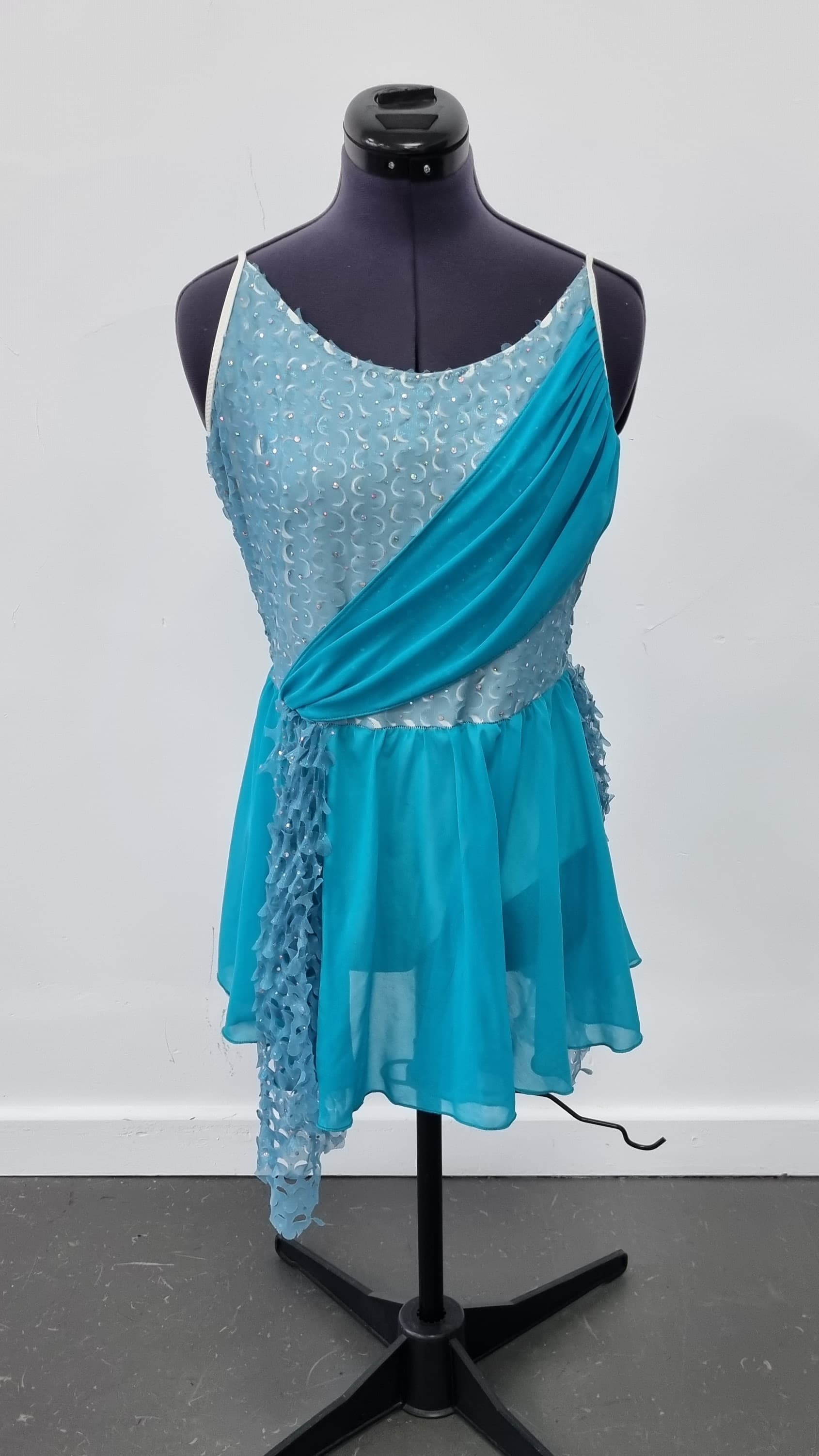 Mermaid Scales Dress (Purple, Pink & Blue) thumbnail 3