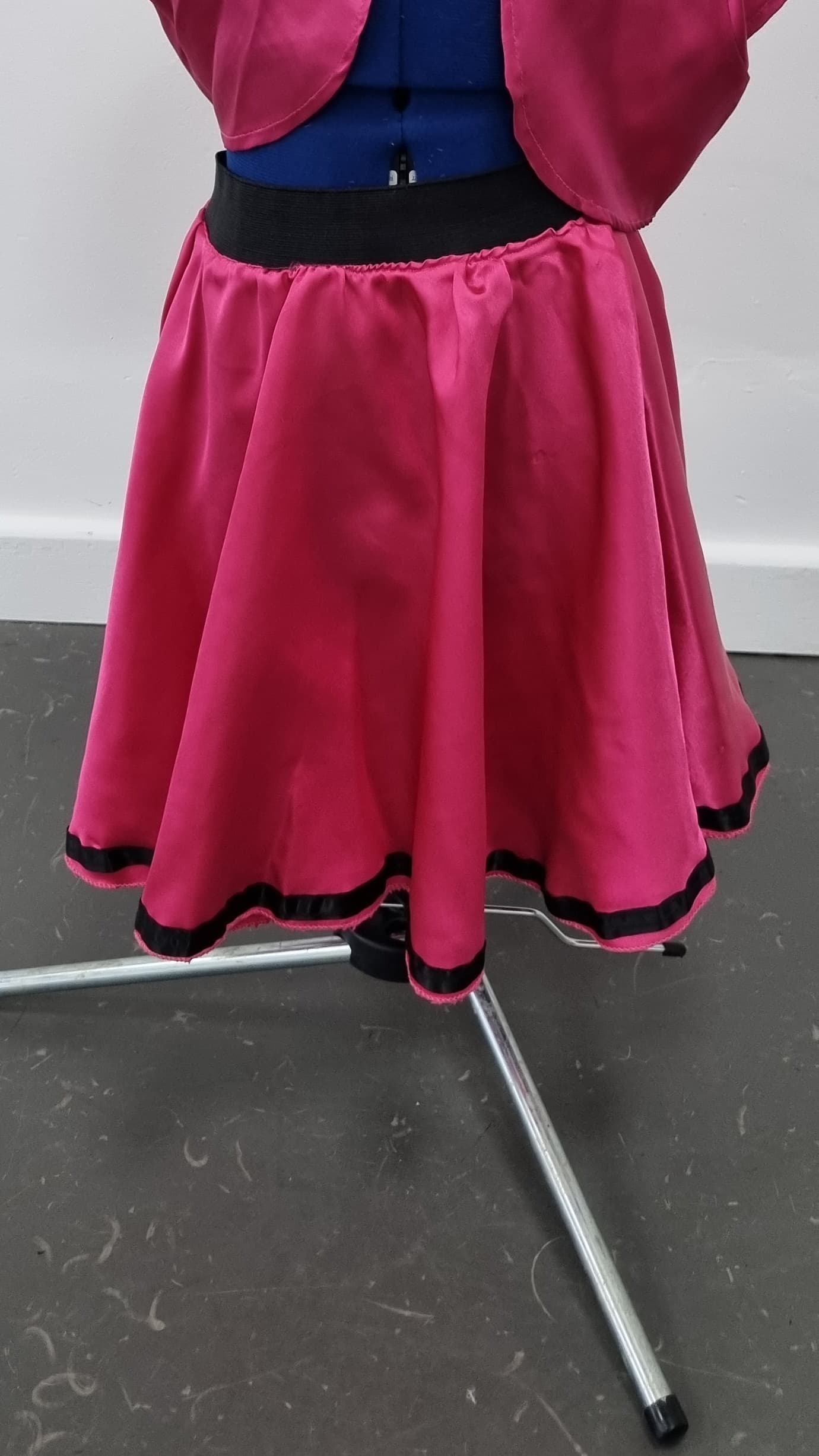 Rock N Roll Satin Pink Skirt Only - Image 1