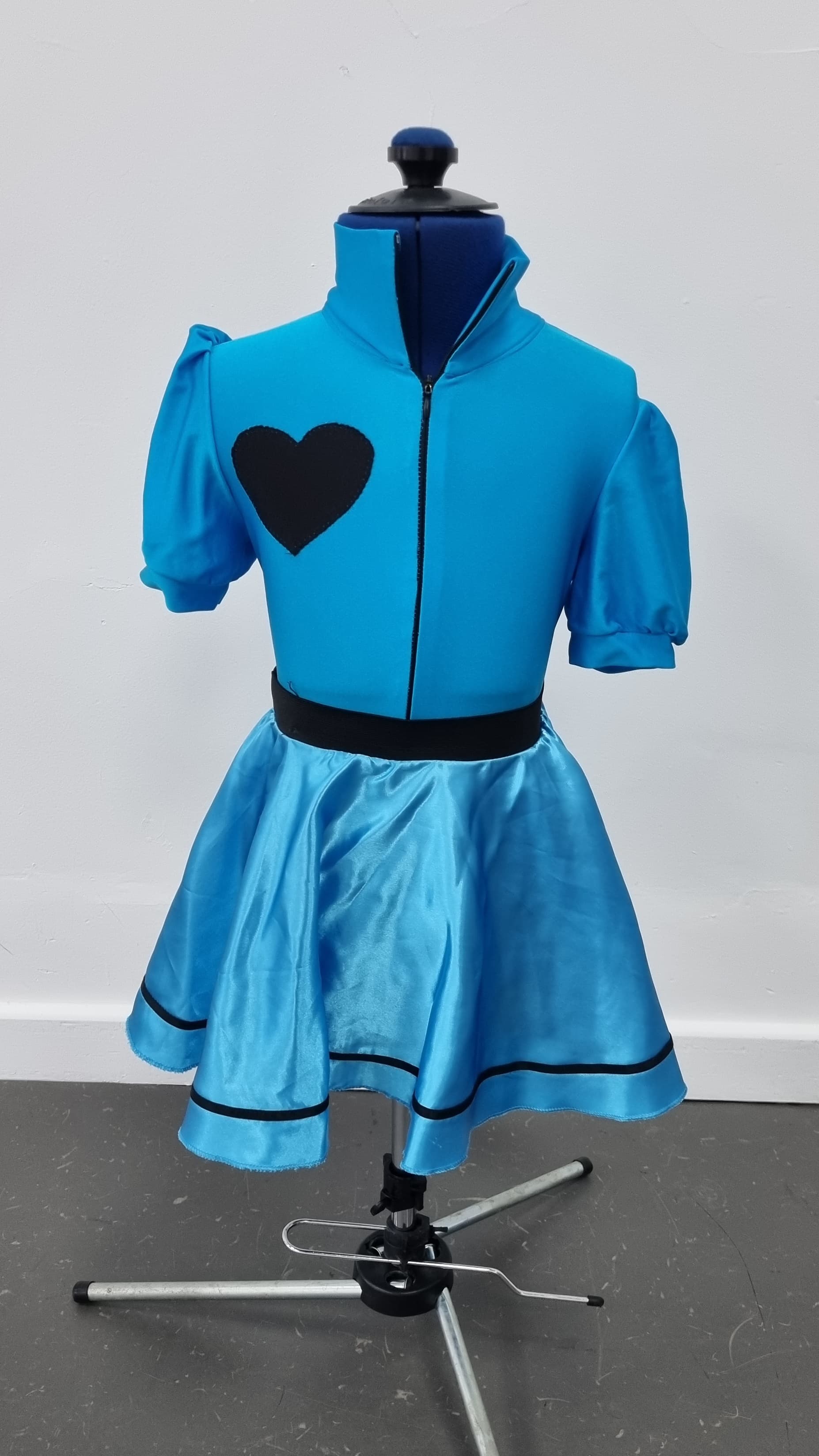 Rock n Roll Satin Skirt, Leotard & Jacket Set - Image 1