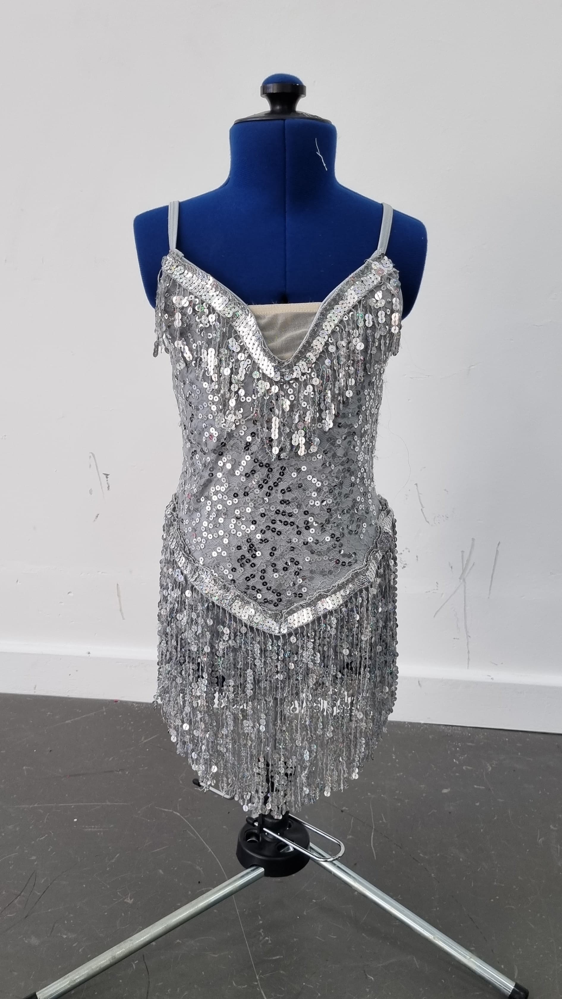 1st Position Anything Goes Silver Tassel Dress thumbnail 3