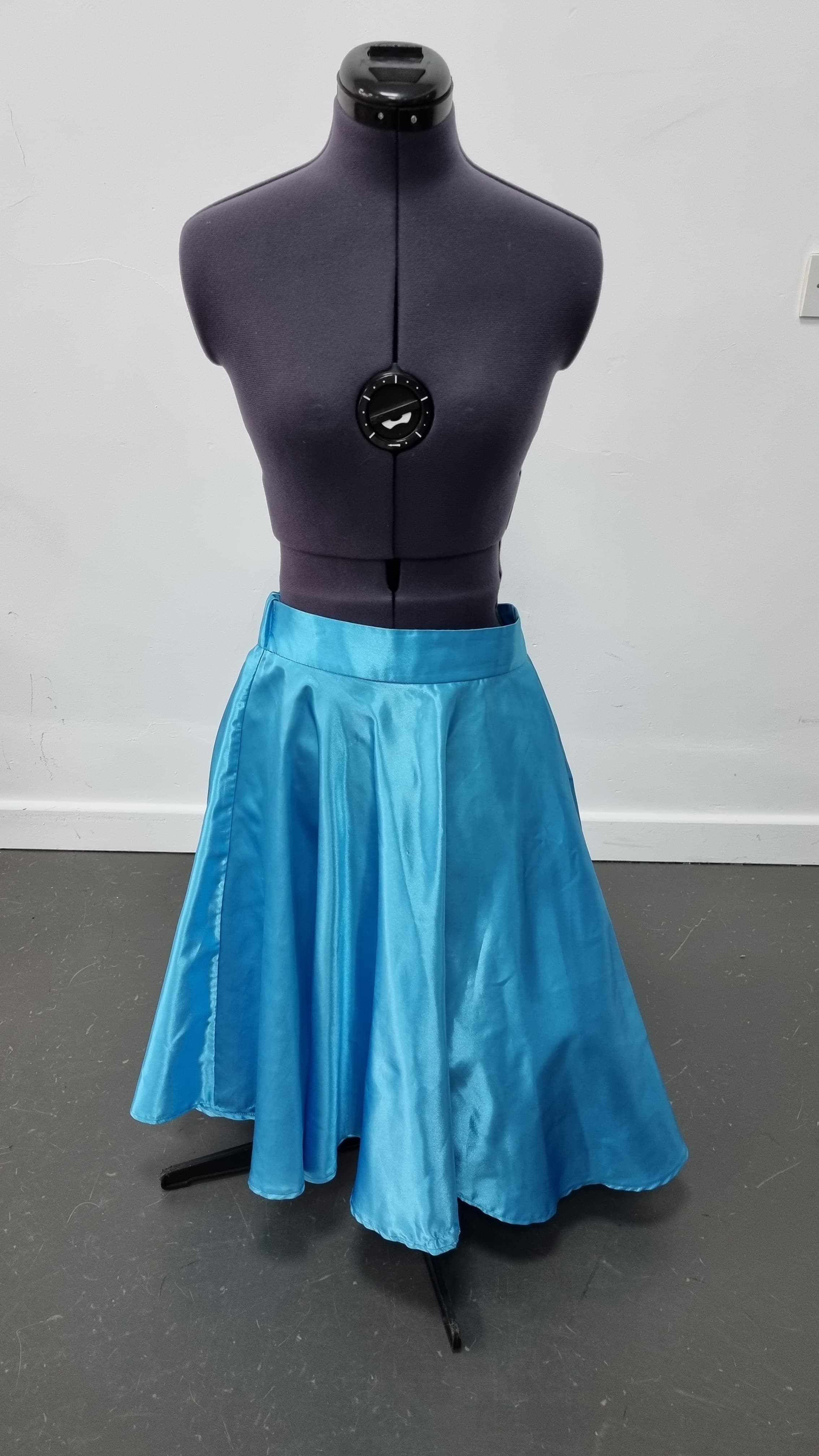 IDS Rock n Roll Satin Skirt (Pink, Blue & Green) thumbnail 2
