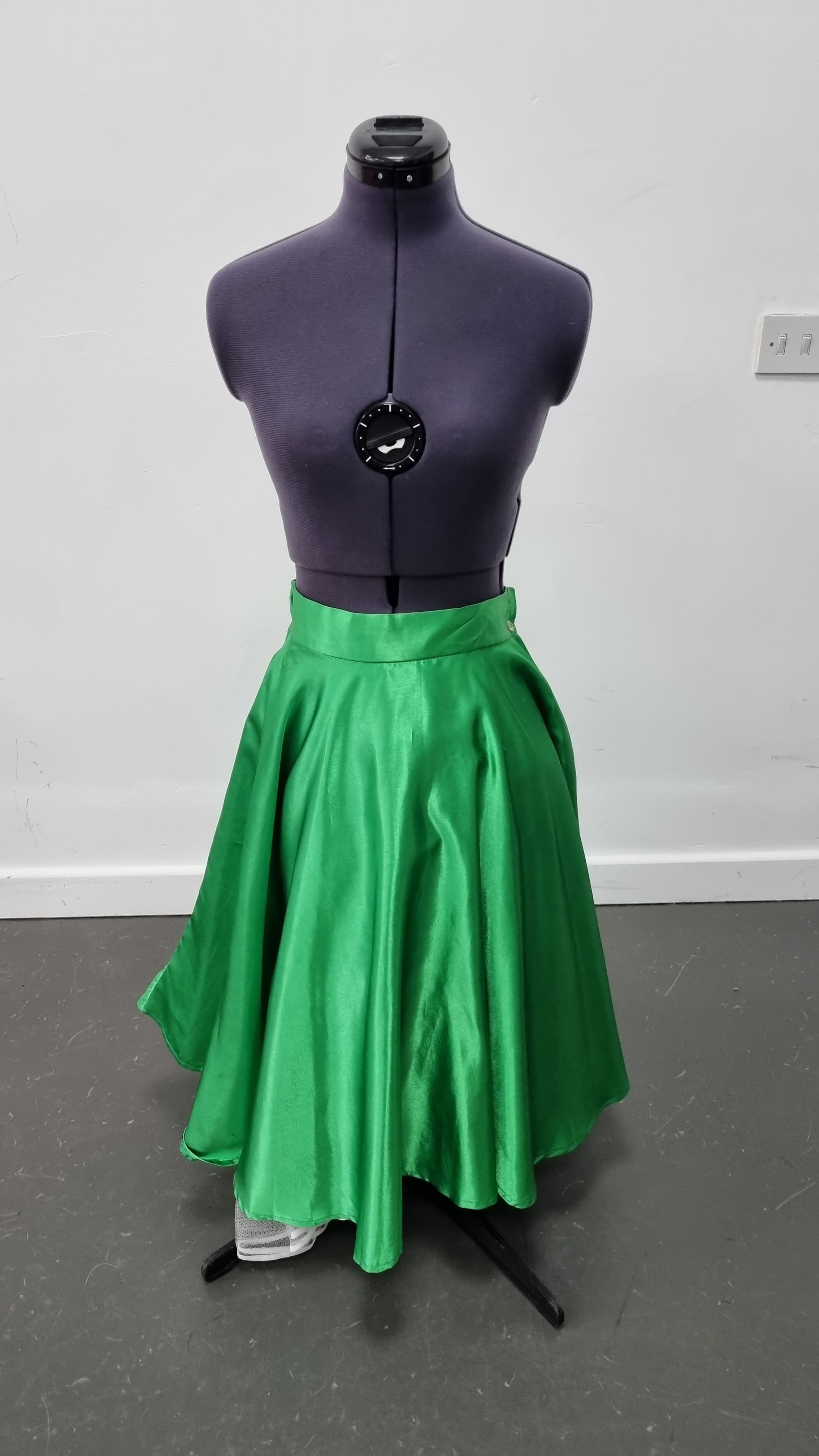 IDS Rock n Roll Satin Skirt (Pink, Blue & Green) thumbnail 3