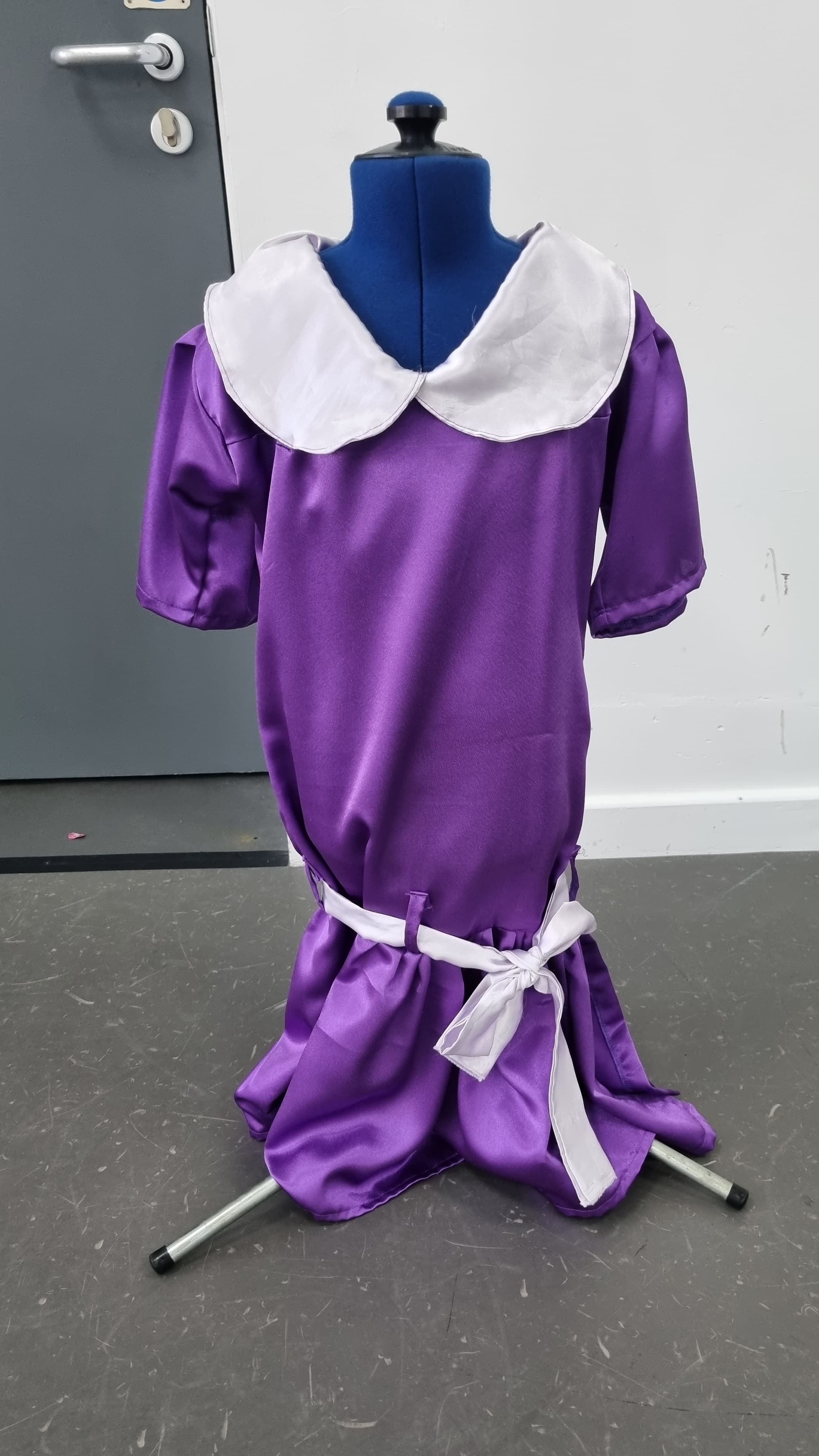 Purple Drop Waist Dress thumbnail 2