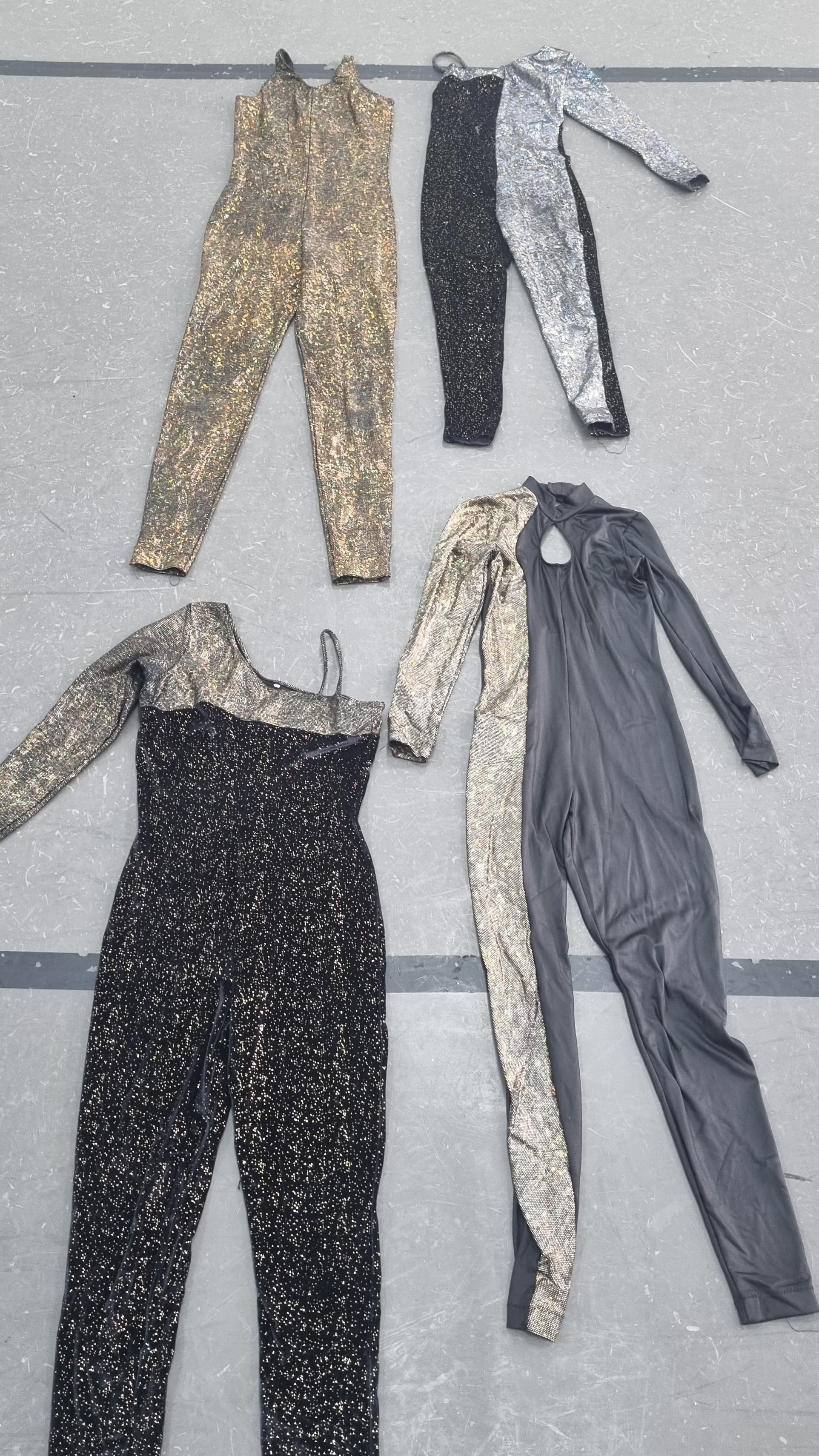 Assorted Black, Gold & Silver Catsuits thumbnail 2