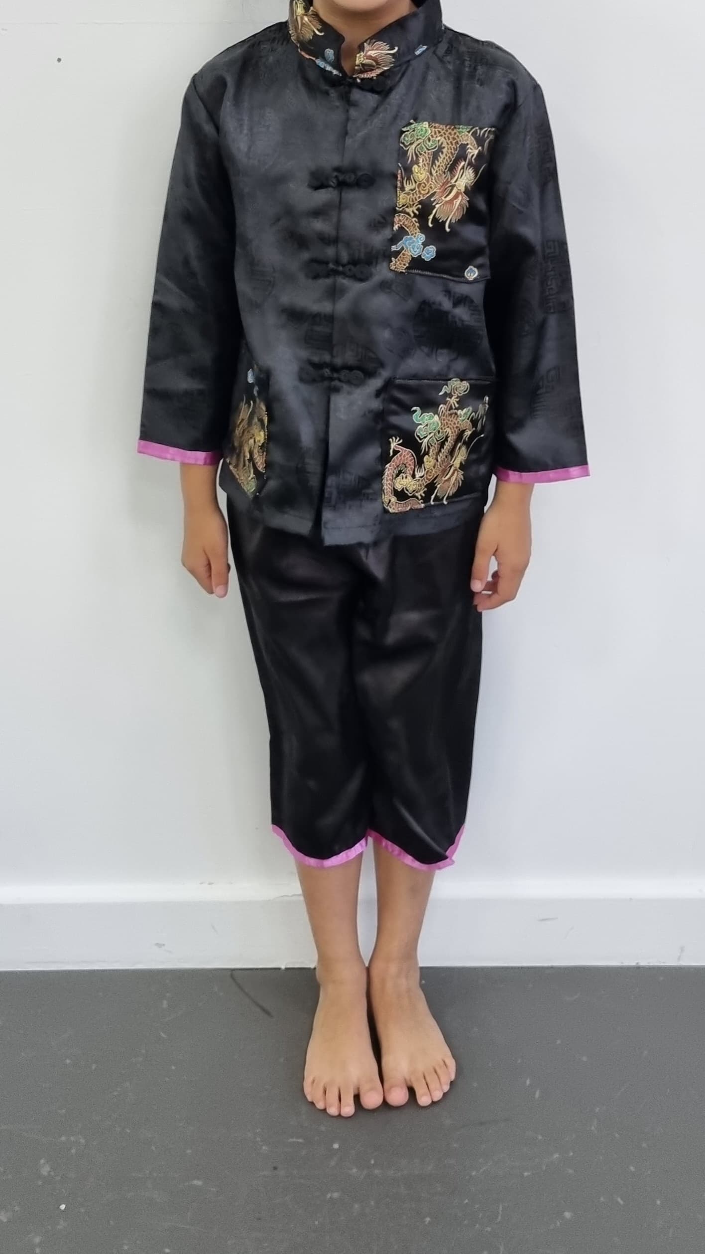 Chinese Top and Trousers (Various Colours) thumbnail 3