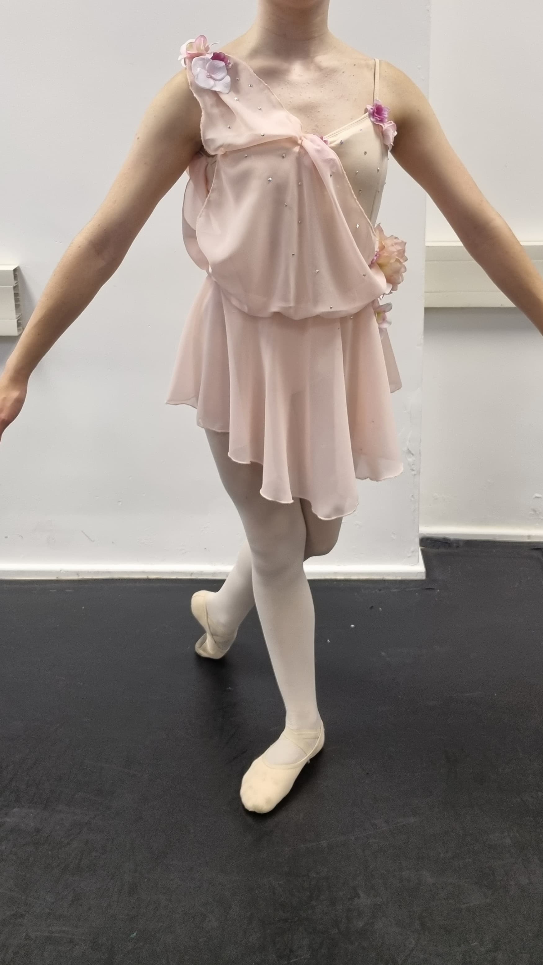 Don Quixote Floral Drape Dress  thumbnail 3