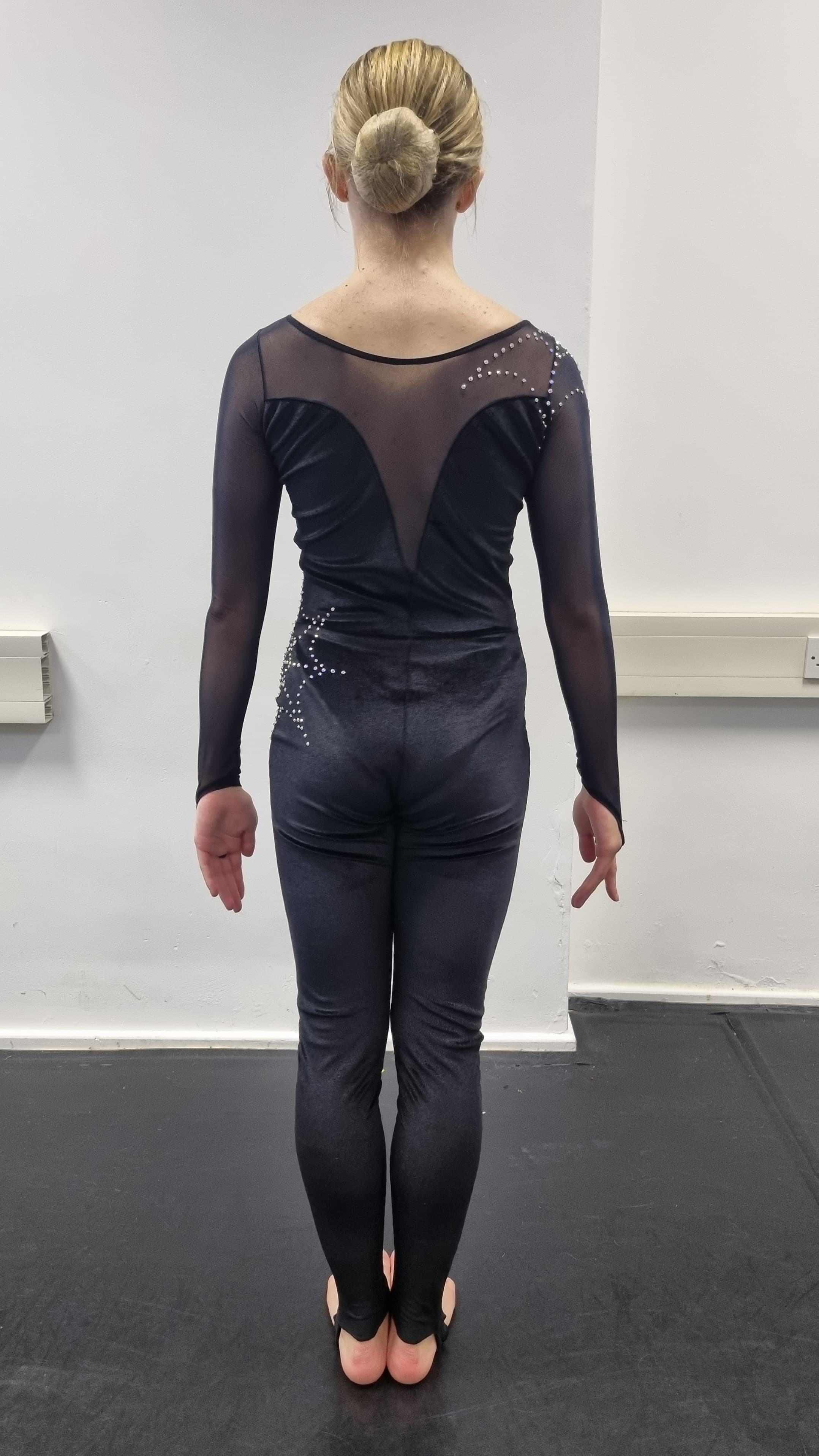 Spider Black Velvet Catsuit thumbnail 2