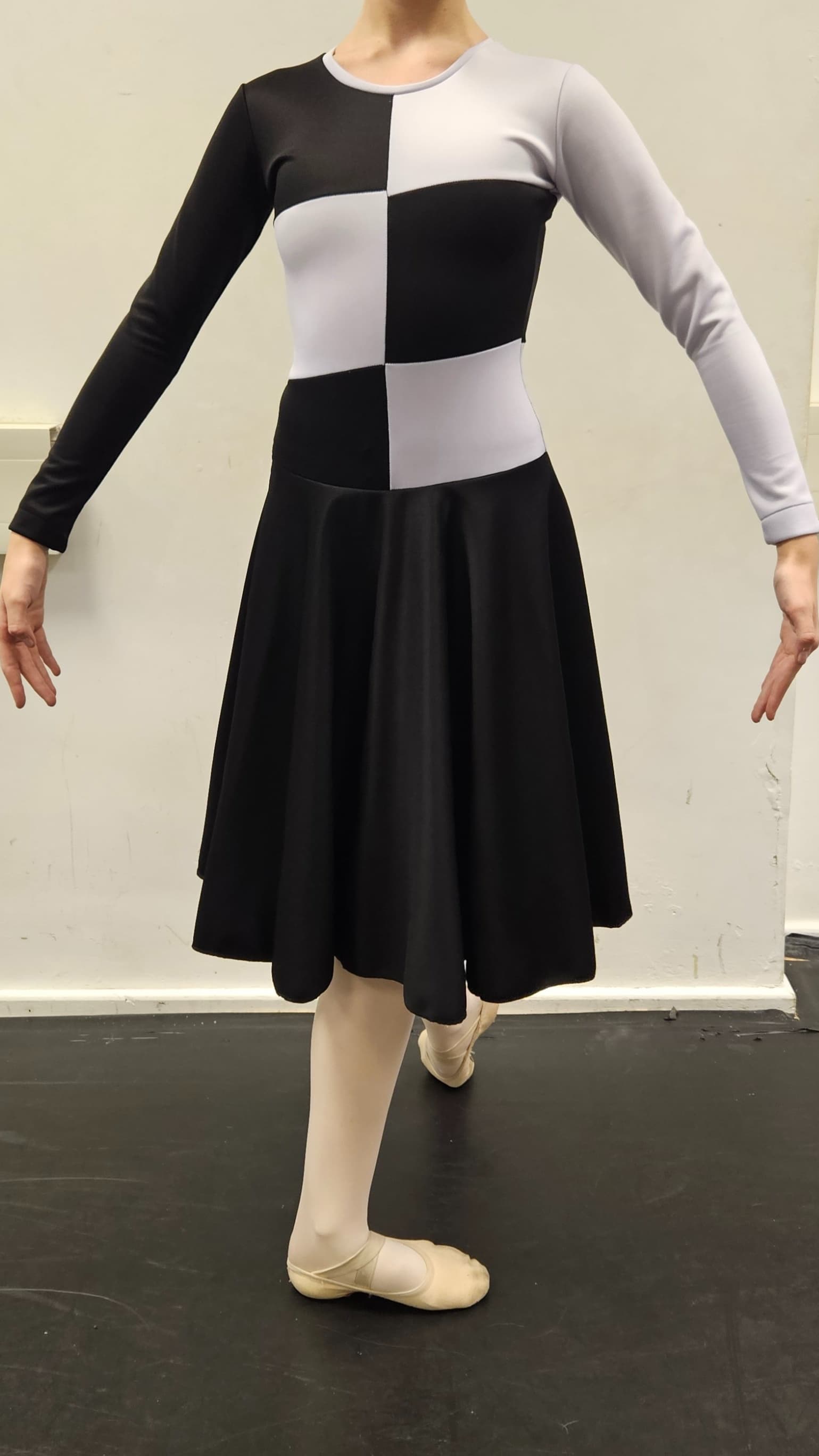 Chess Black and White Dress thumbnail 3