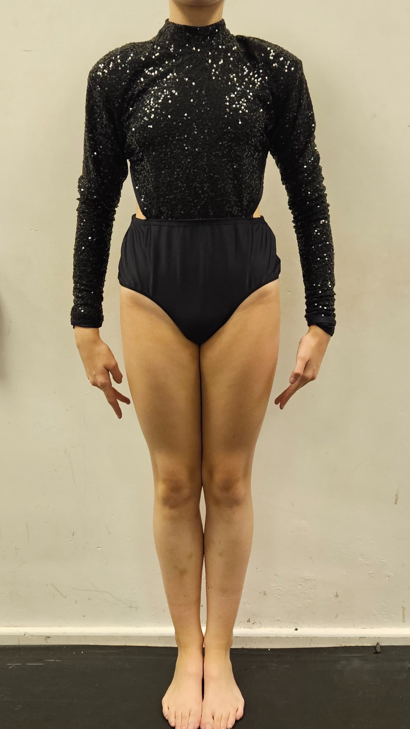 Bohemian Rhapsody Long Sleeve Backless Sequin Leotard thumbnail 3