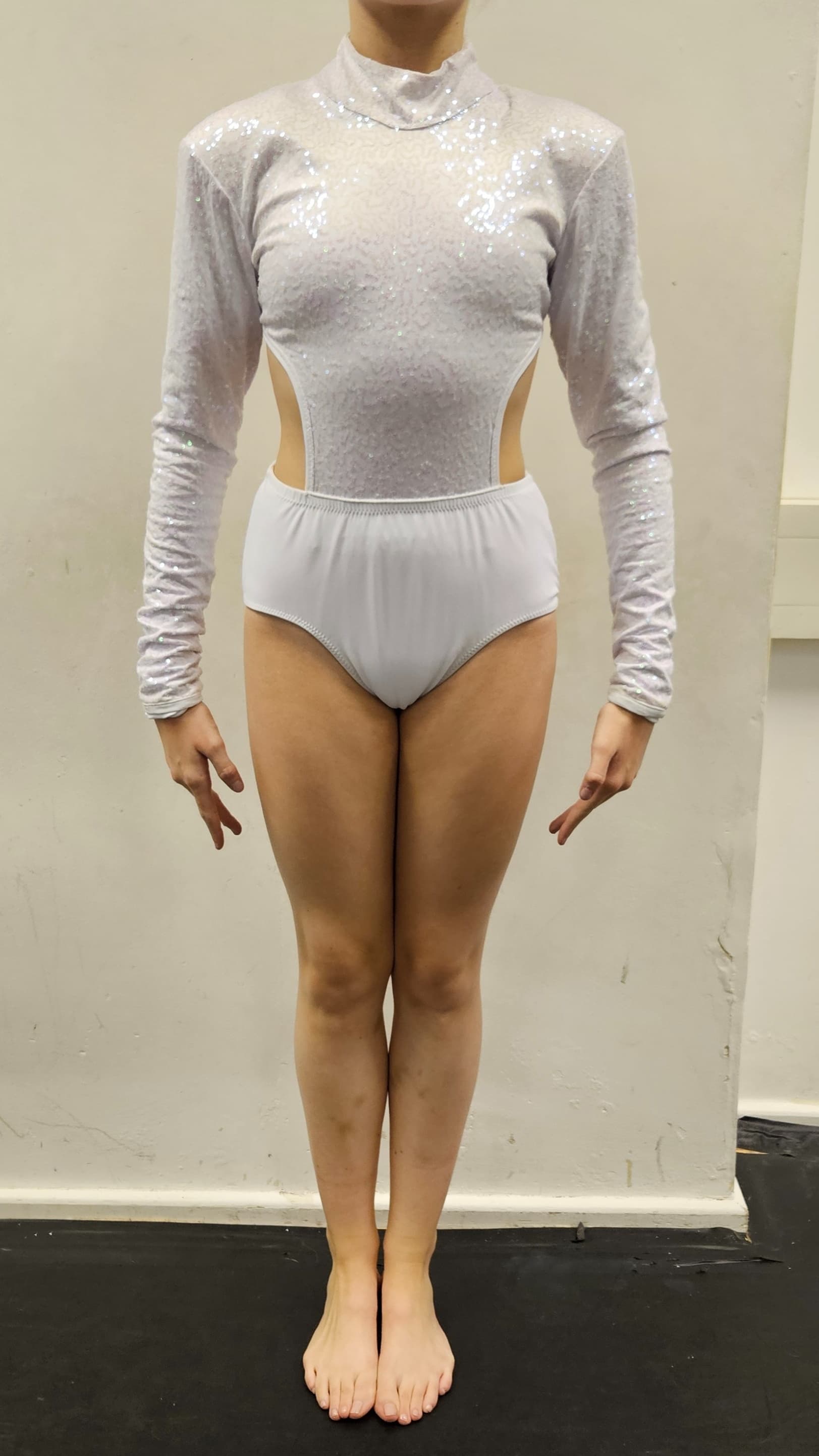 Bohemian Rhapsody Long Sleeve Backless Sequin Leotard thumbnail 5