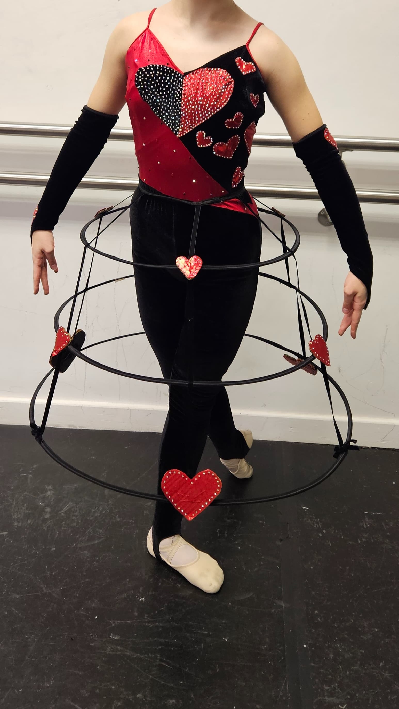 Alice in Wonderland Queen of Hearts Catsuit thumbnail 3