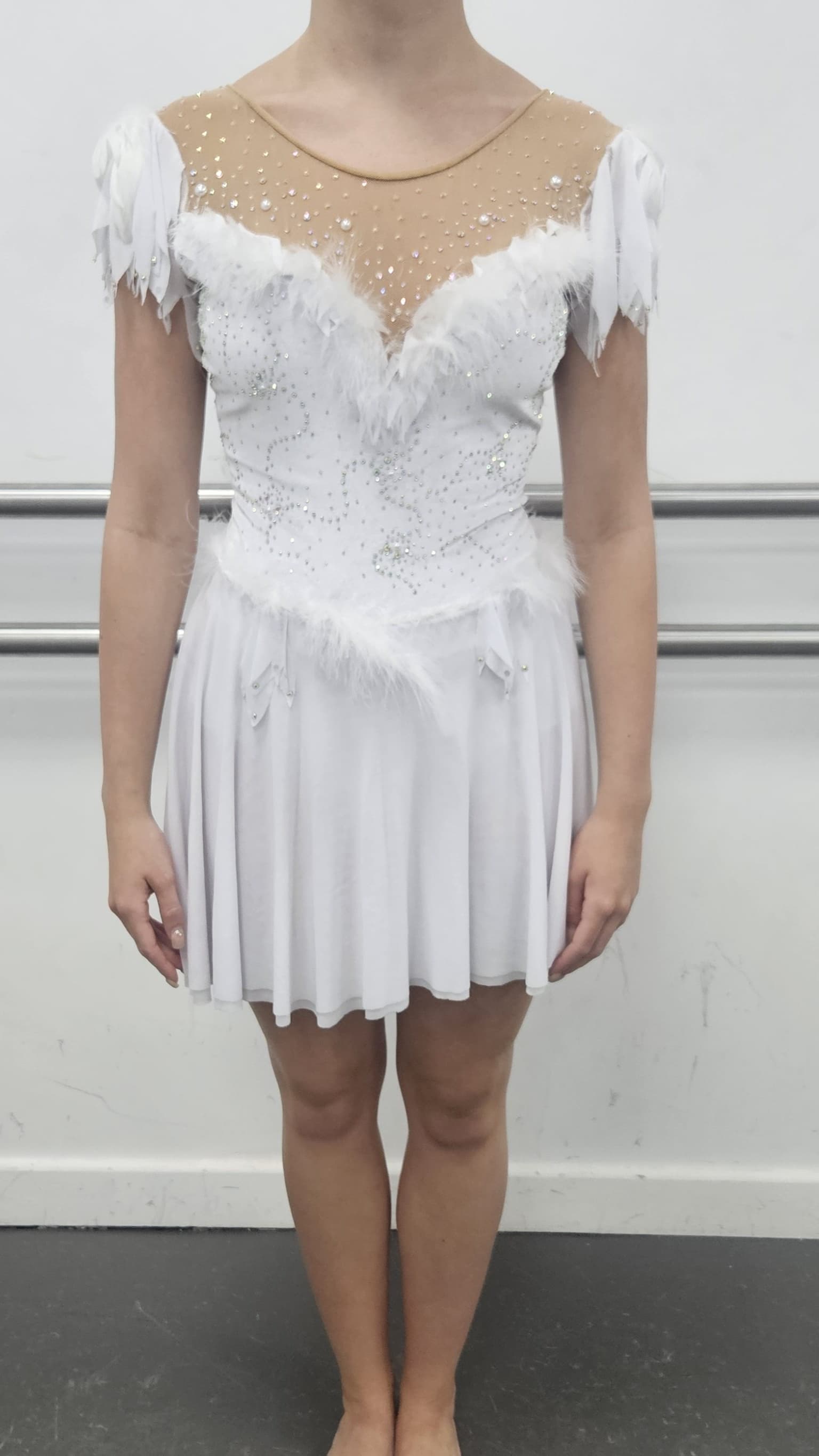 Tears of an Angel White Feather Dress thumbnail 2