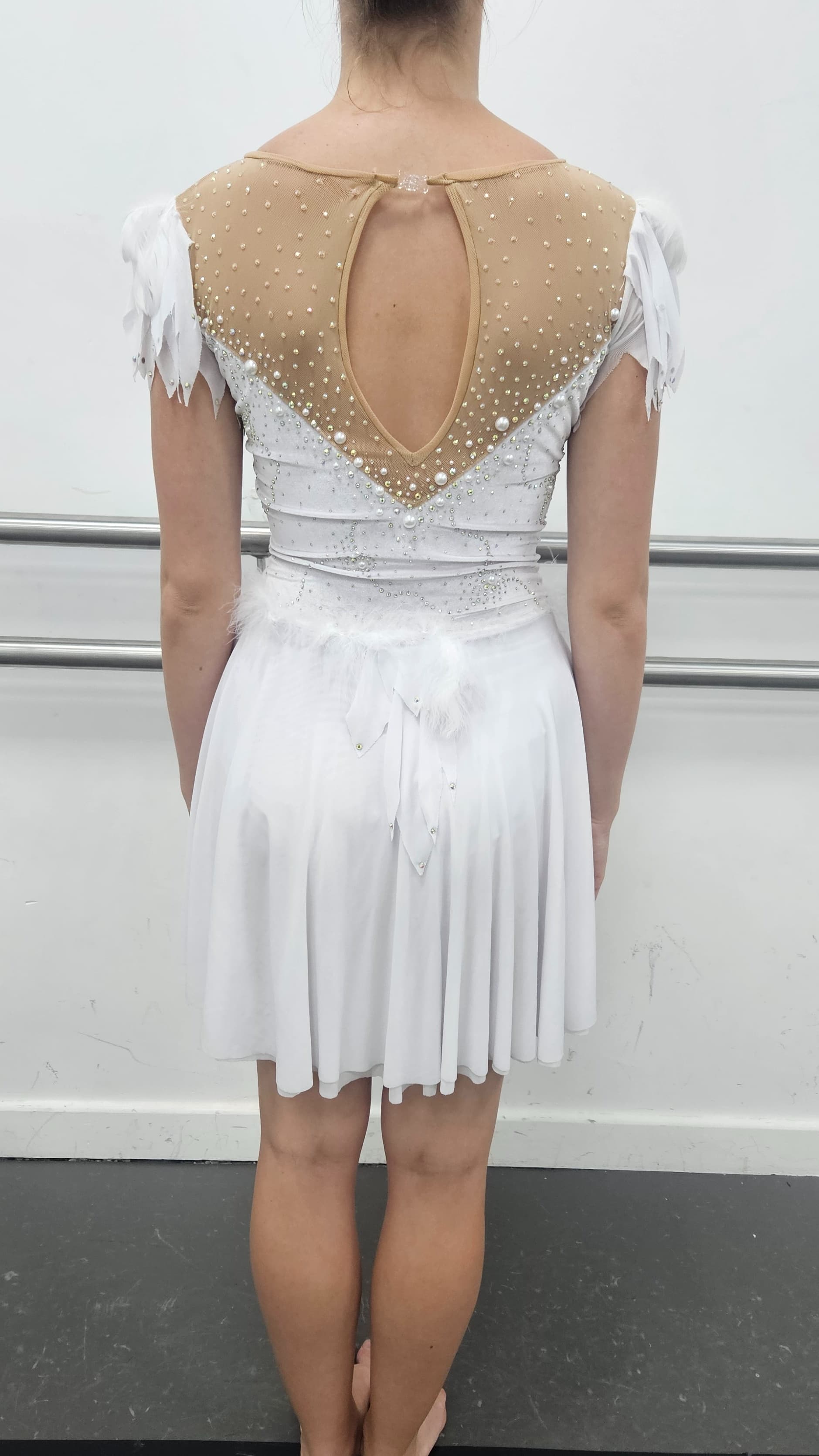 Tears of an Angel White Feather Dress thumbnail 3