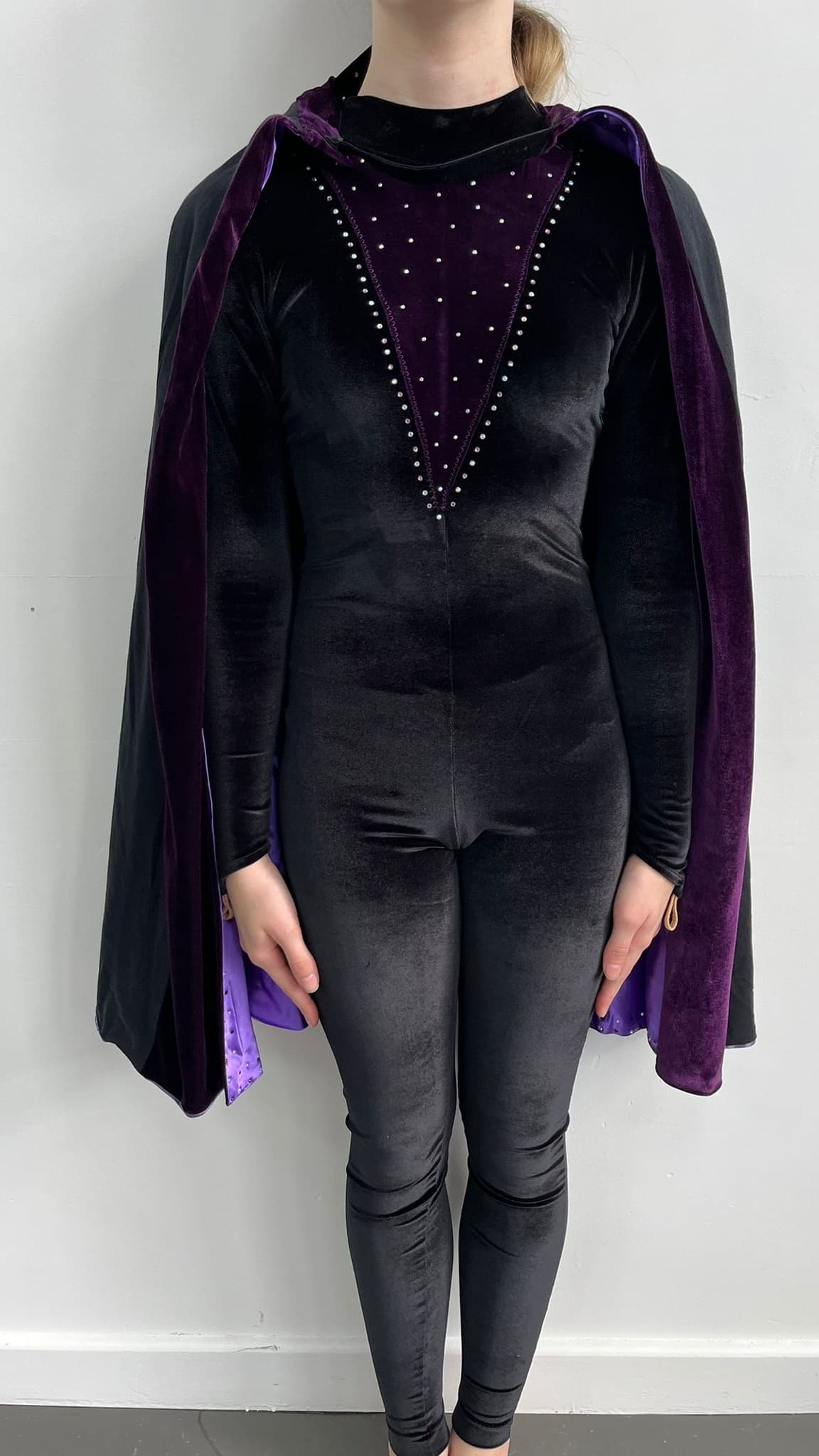 Sleeping Beauty Maleficent Black Catsuit thumbnail 2