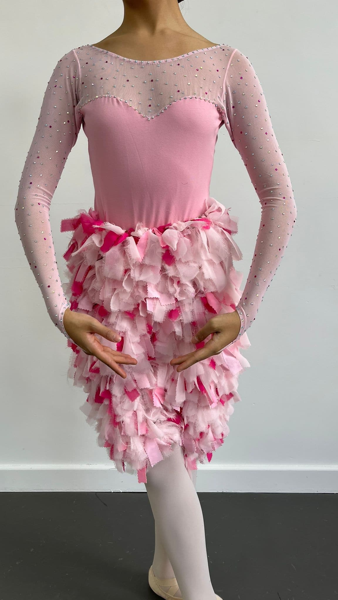 Swan / Flamingo Legs Trousers (Pink, Blue & White) thumbnail 4