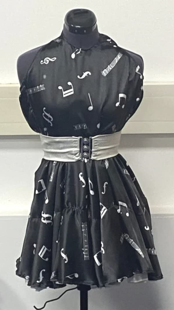 Rock N Roll Musical Notes Dress thumbnail 2