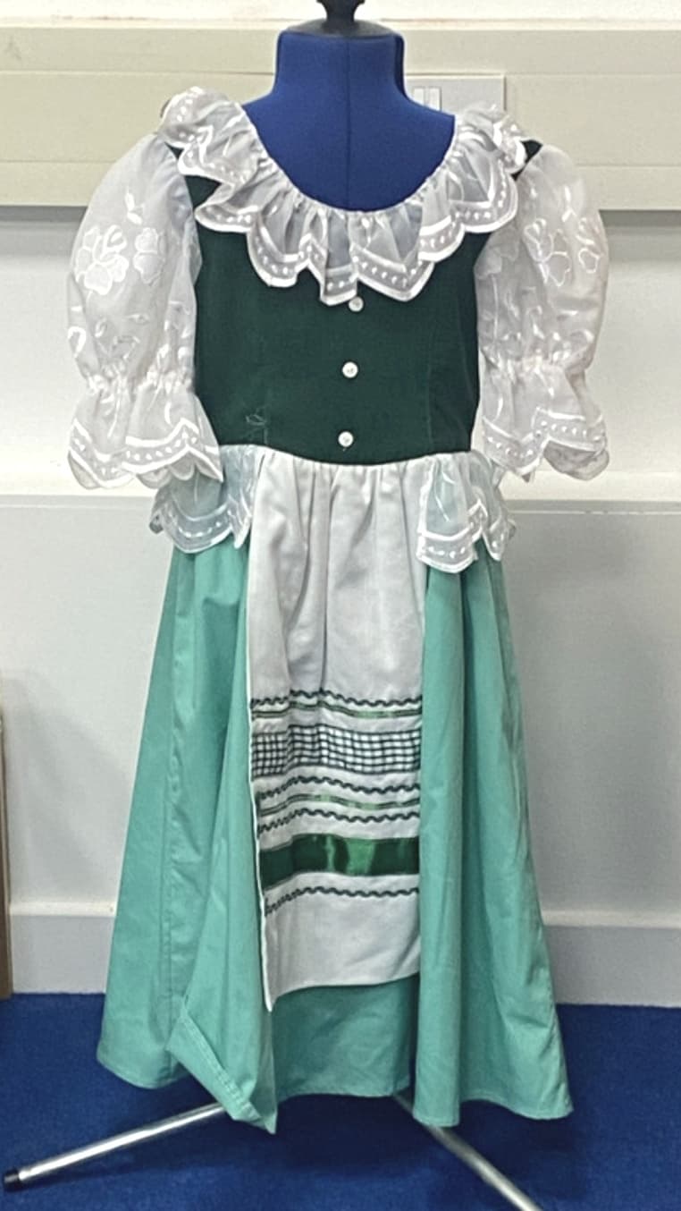 Villager Dress with Puff Sleeve thumbnail 2