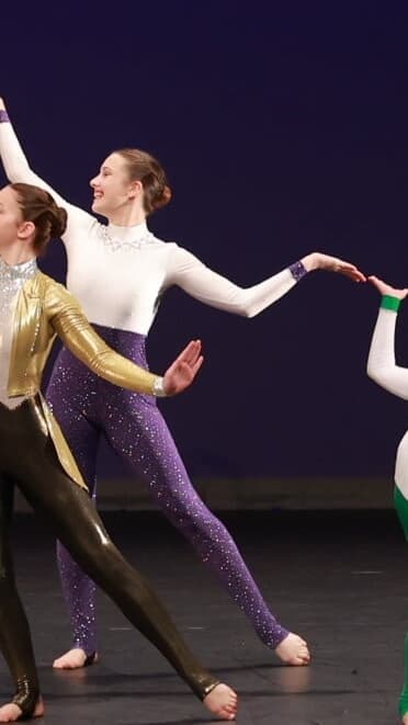 Beauty & the Beast Purple and White Gemmed Catsuit  thumbnail 2