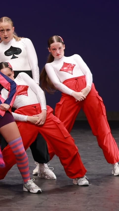 Alice in Wonderland Playing Cards Commercial Leotard - Image 1