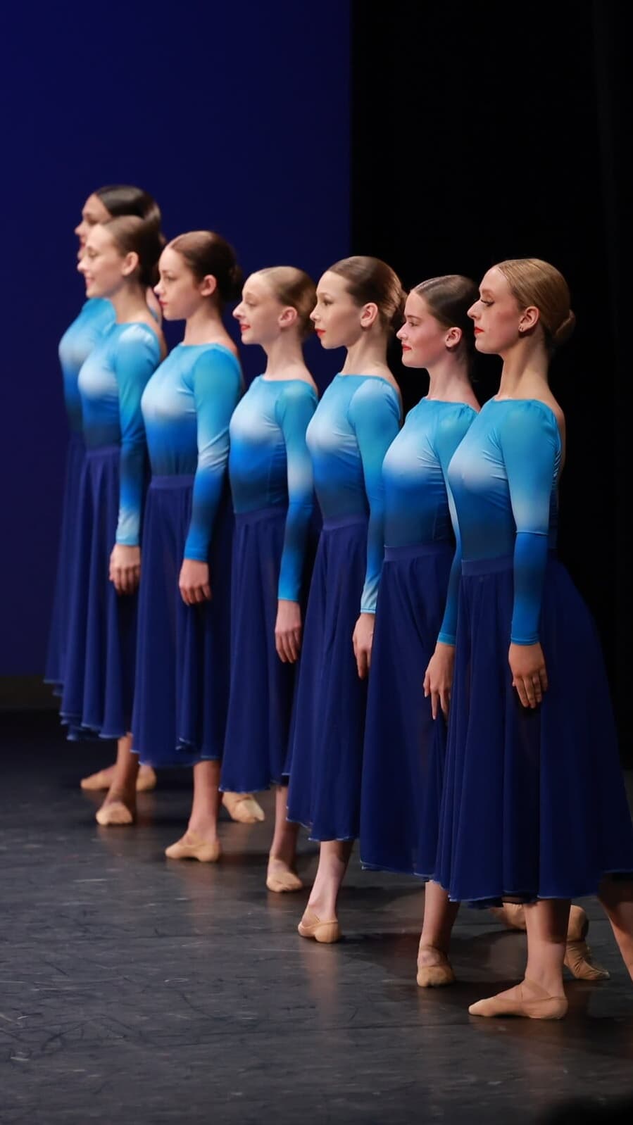 Water Ombré Blue Leotard and Skirt thumbnail 3