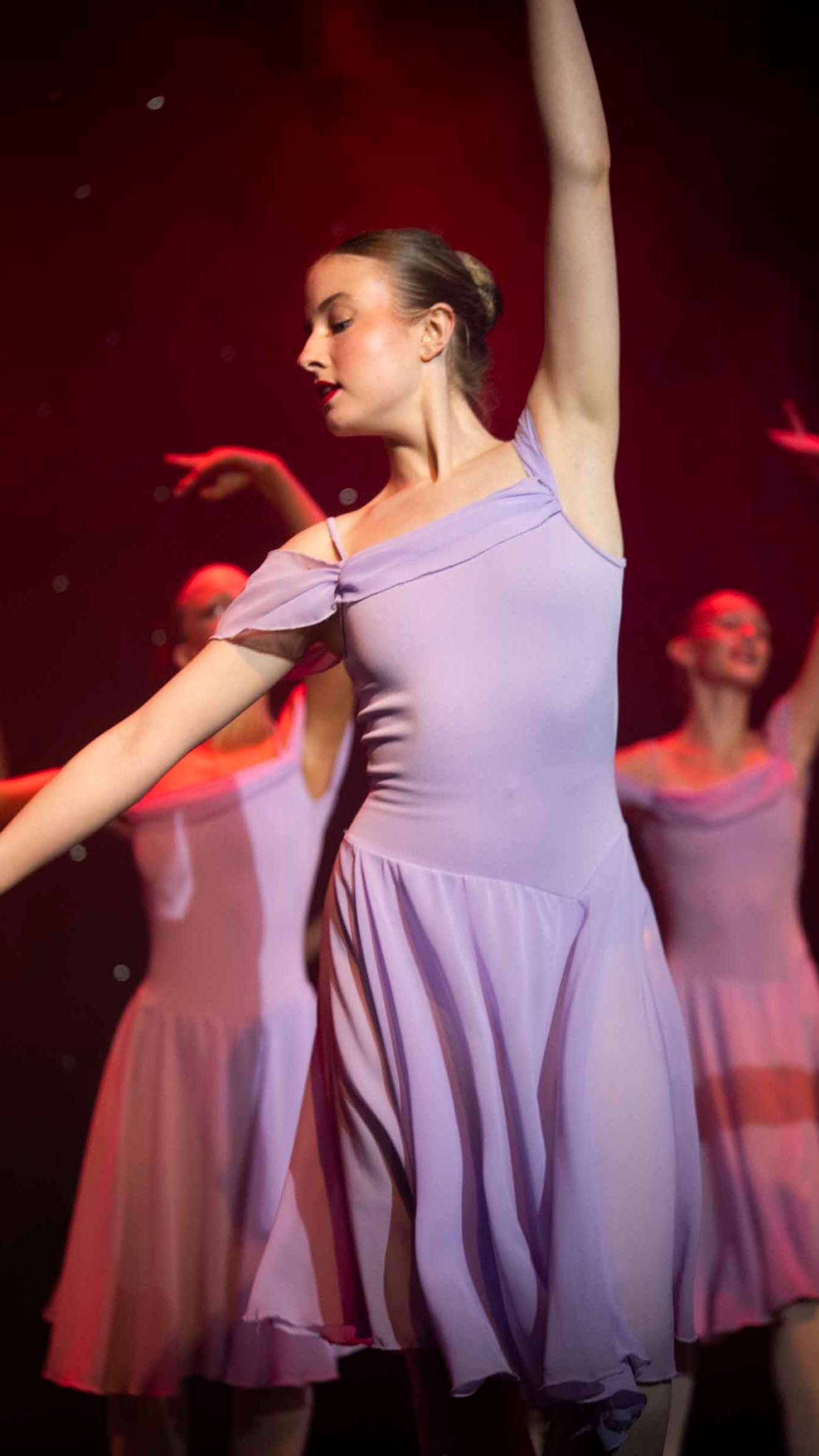 Les Sylphides Cold Shoulder Dress (Various Colours) thumbnail 3