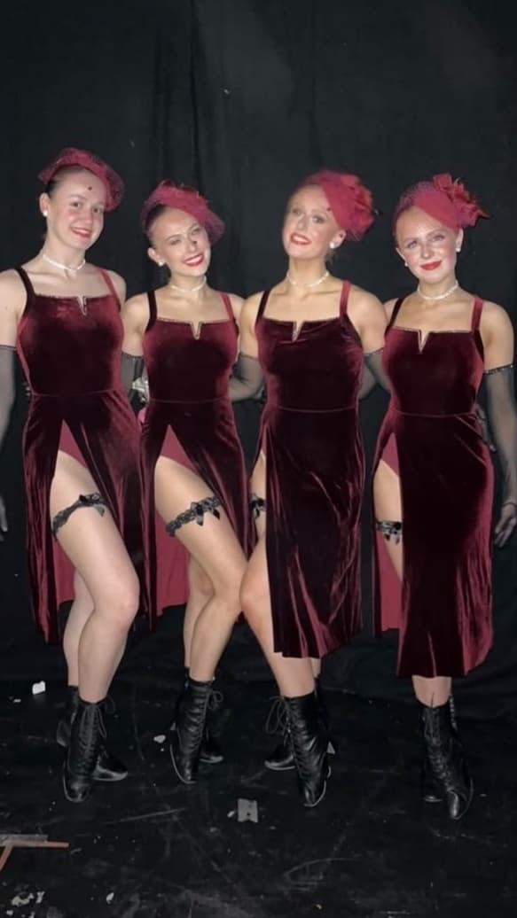 Weissman Dolls & Dolls Maroon Dress thumbnail 2