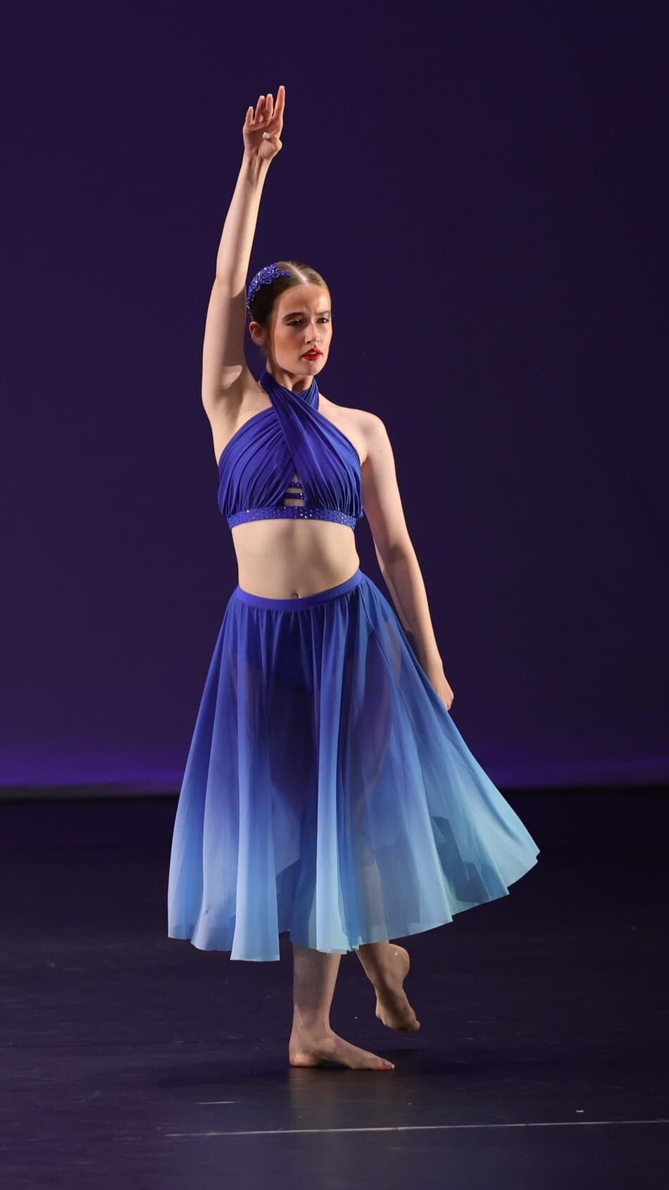 My Way Blue Ombre Skirt & Top thumbnail 3