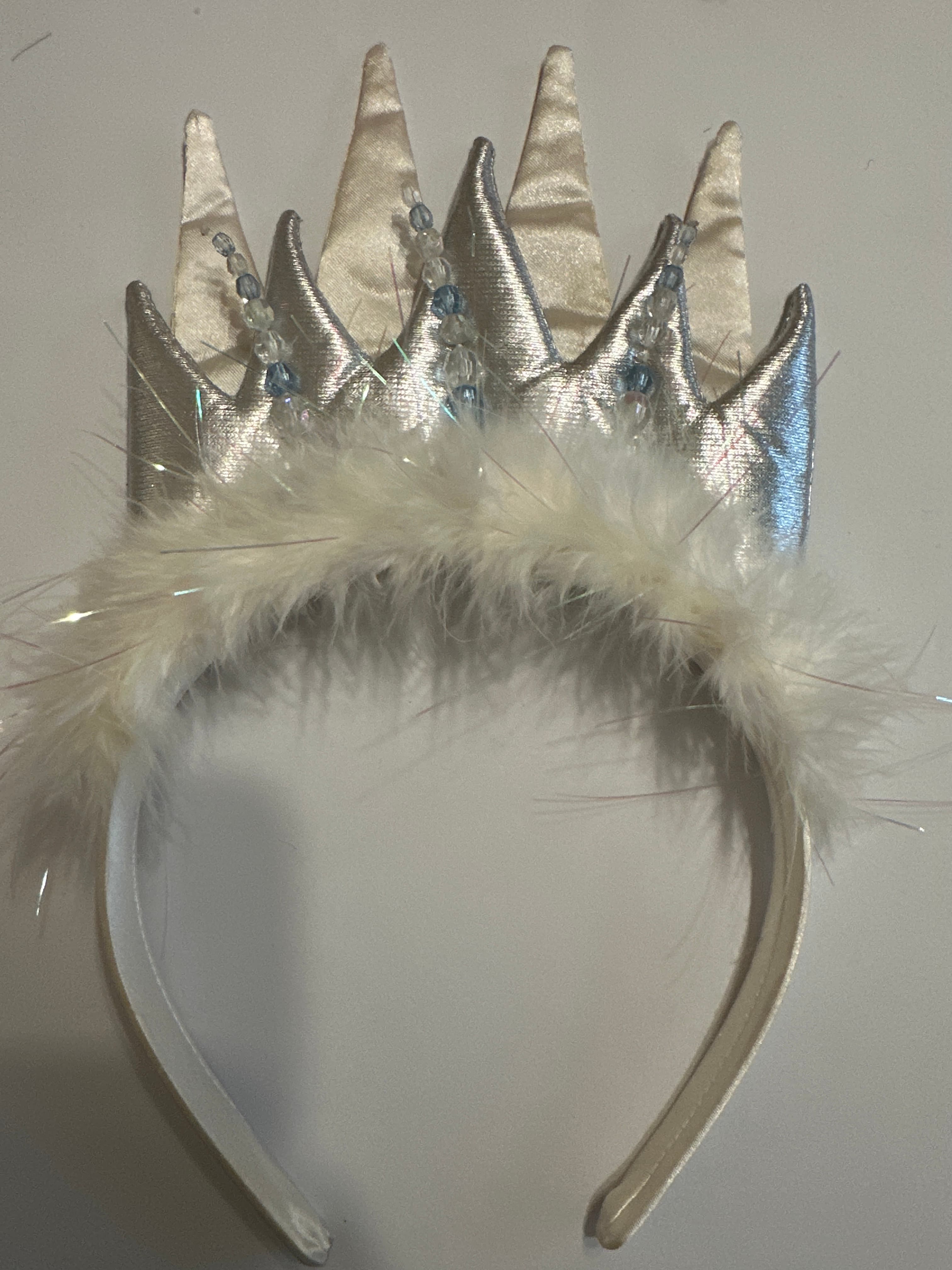 Silver Ice Queen Tiara Headband - Image 1