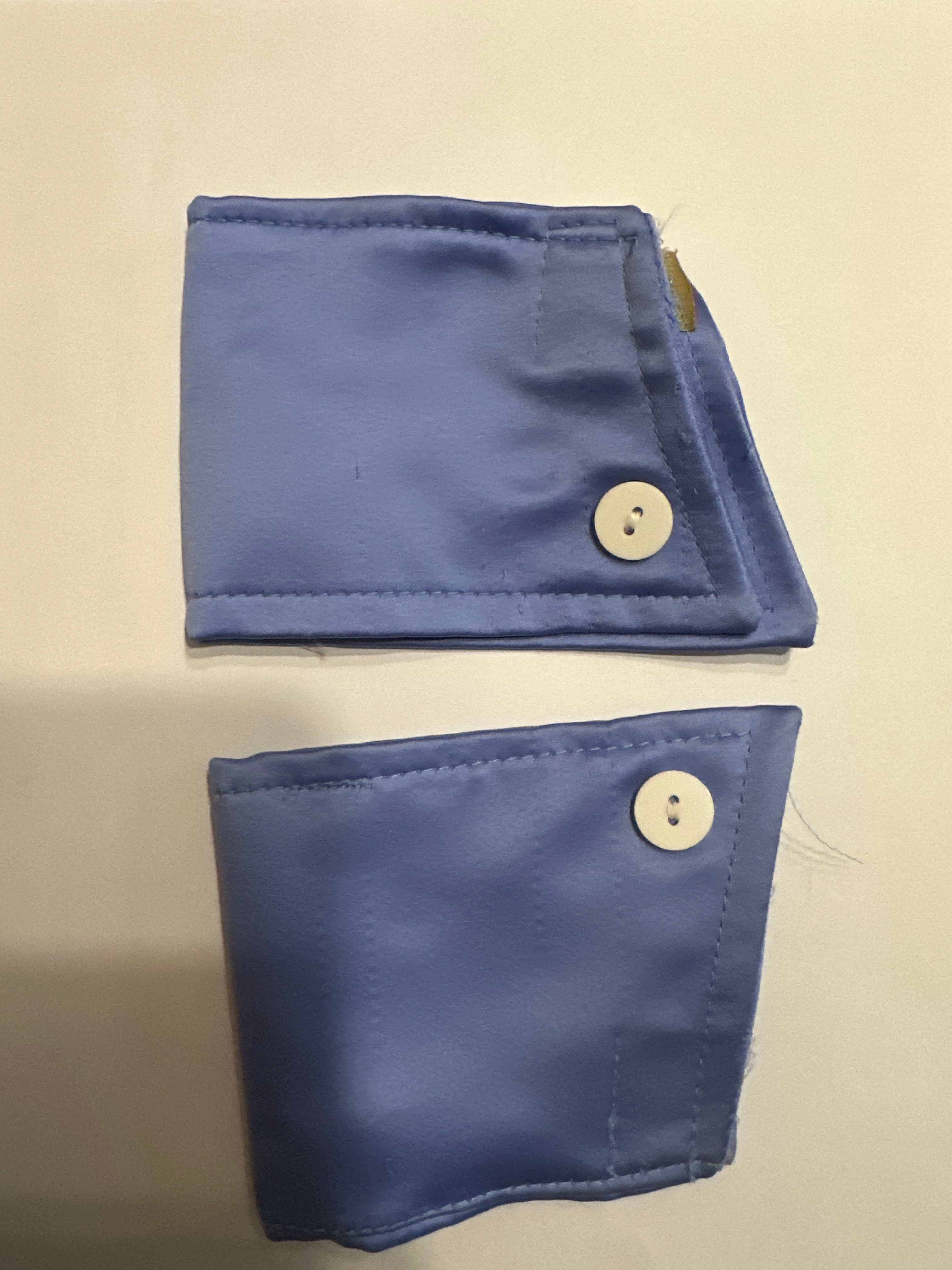 Air hostess Blue Wrist Cuffs