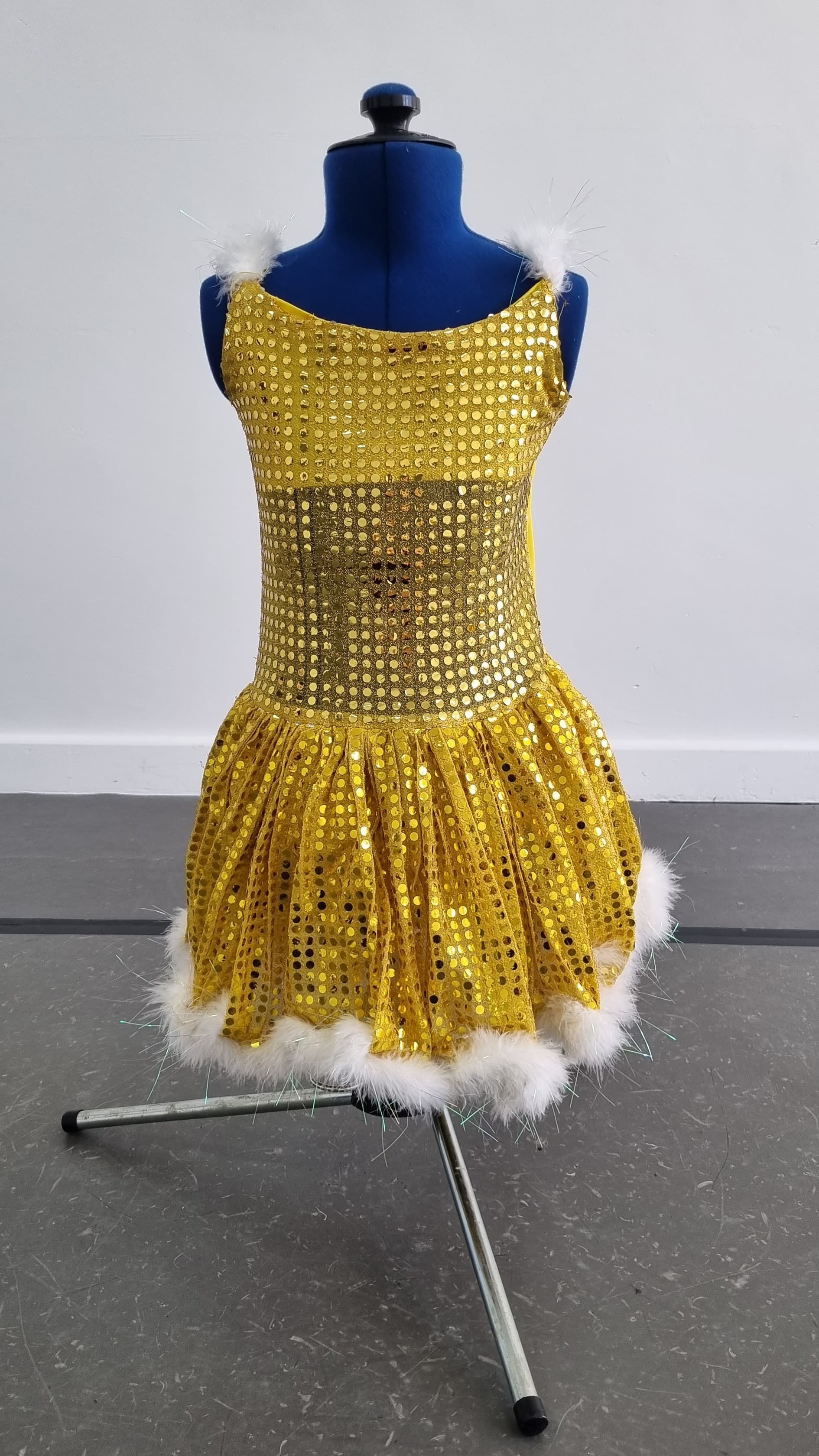 IDS Gold Sequin Dress - Image 1