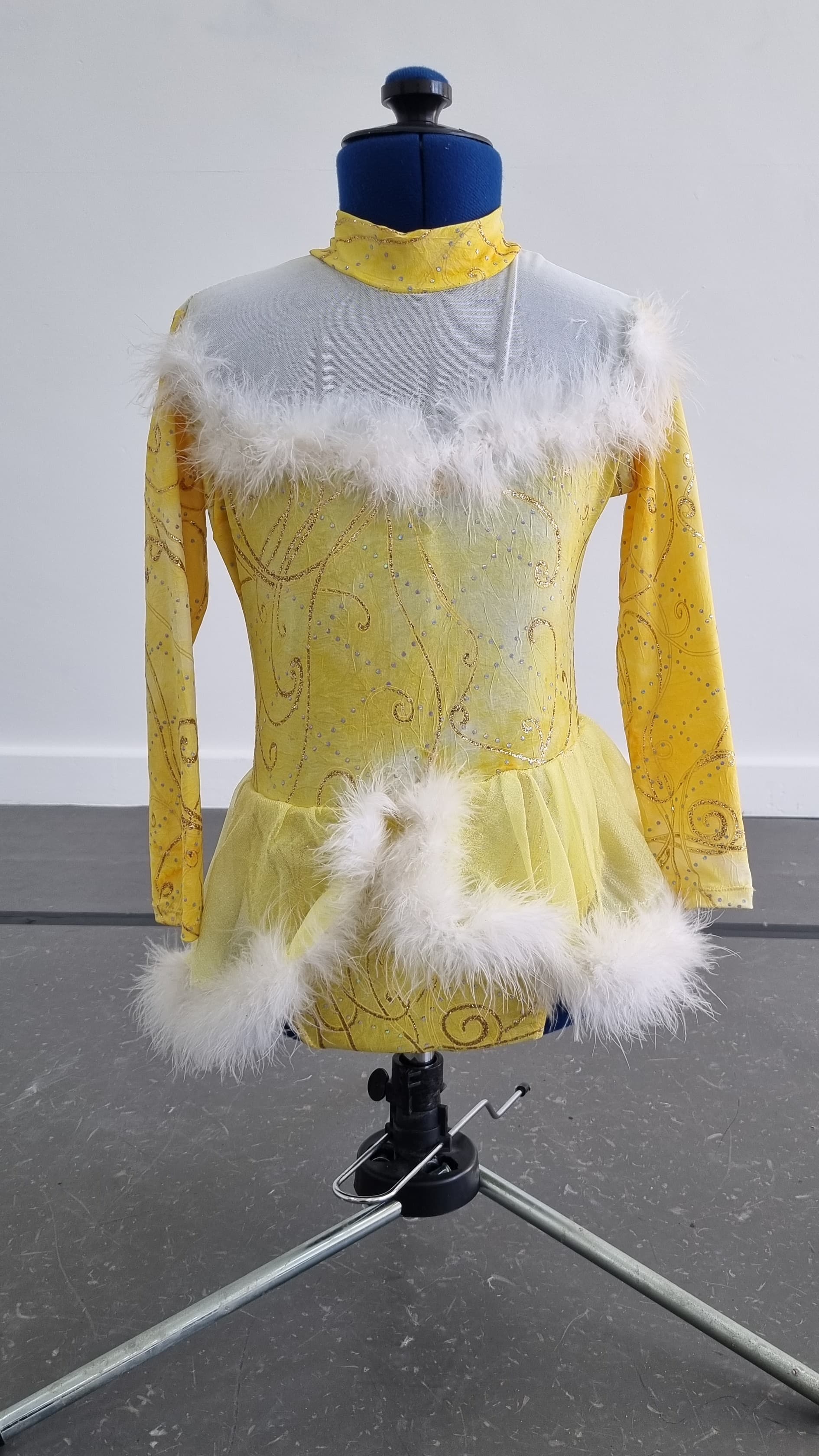 Fluffy Dresses (Yellow & Blue) - Image 1