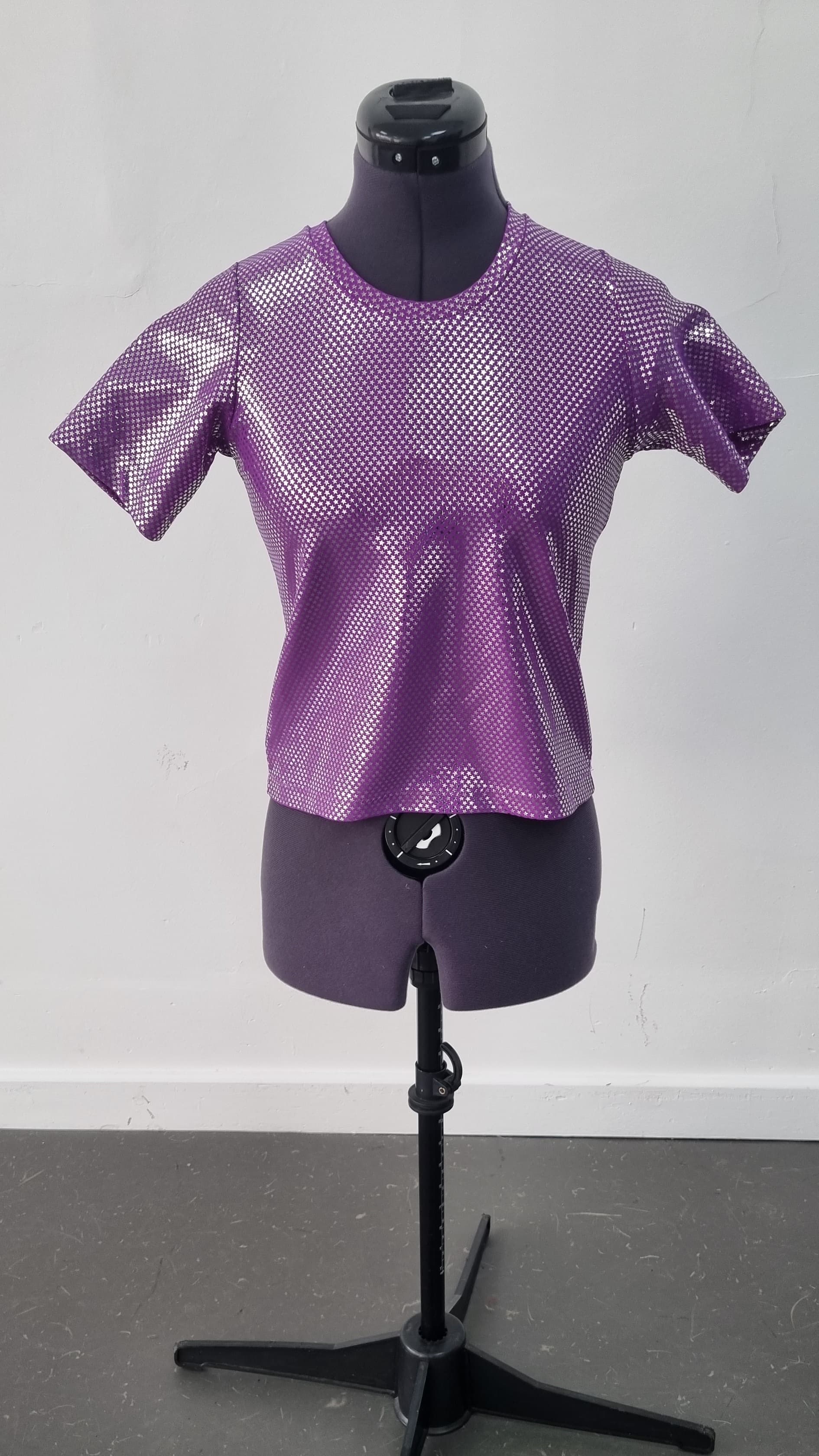 Purple and Silver Star Top - Image 1