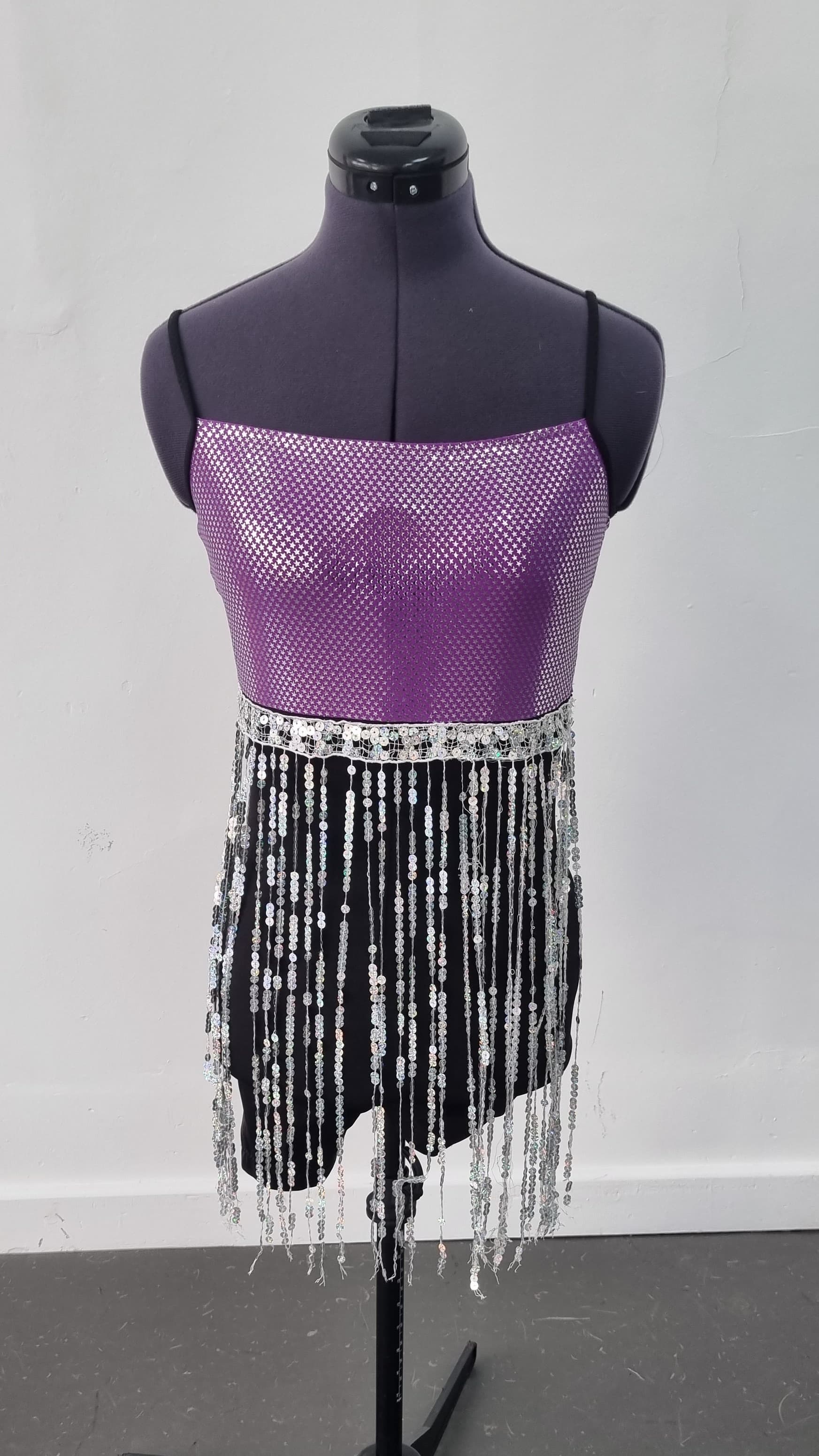 Purple and Silver Star Unitard - Image 1