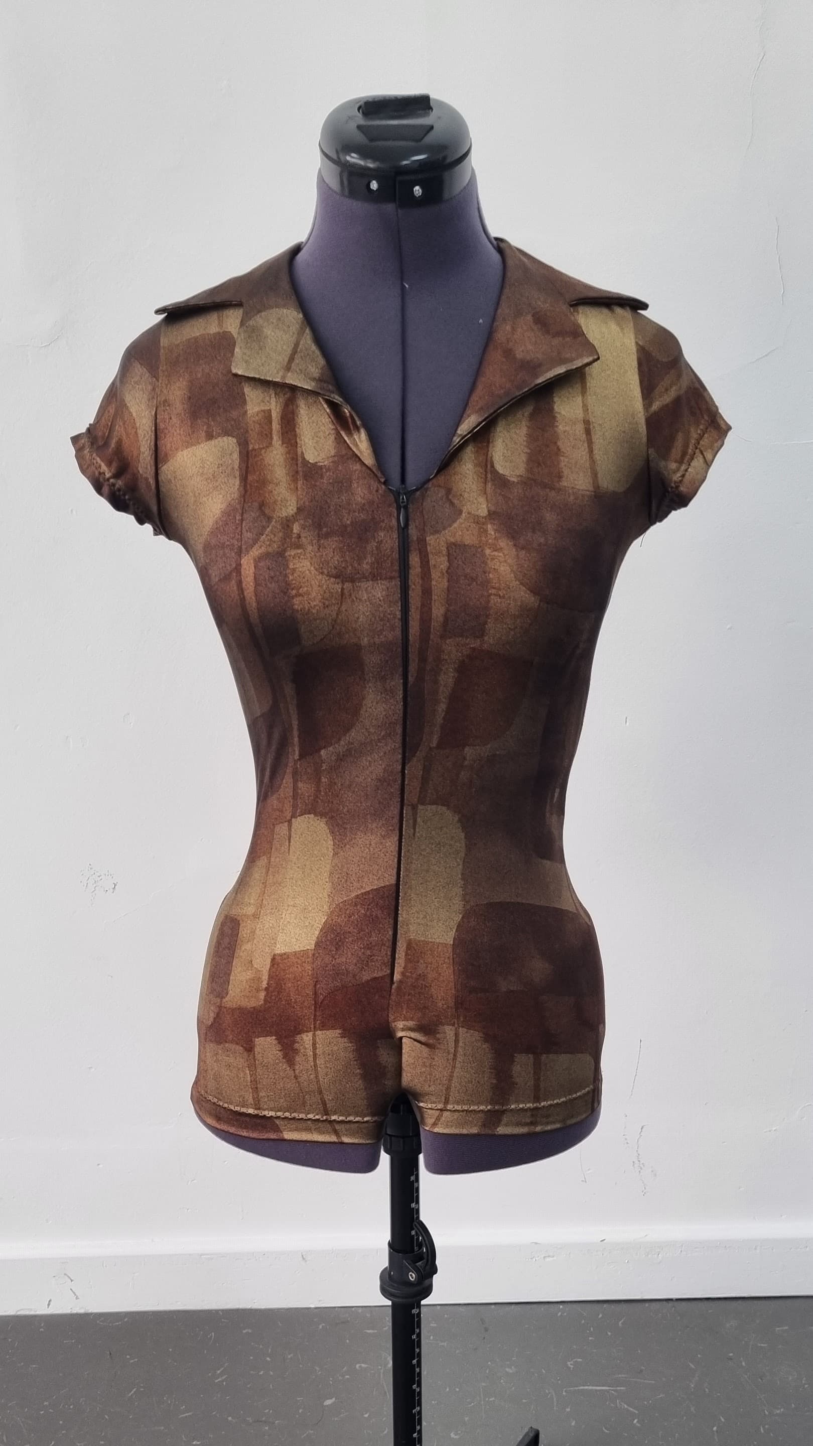 Army Brown Camouflage Unitard - Image 1