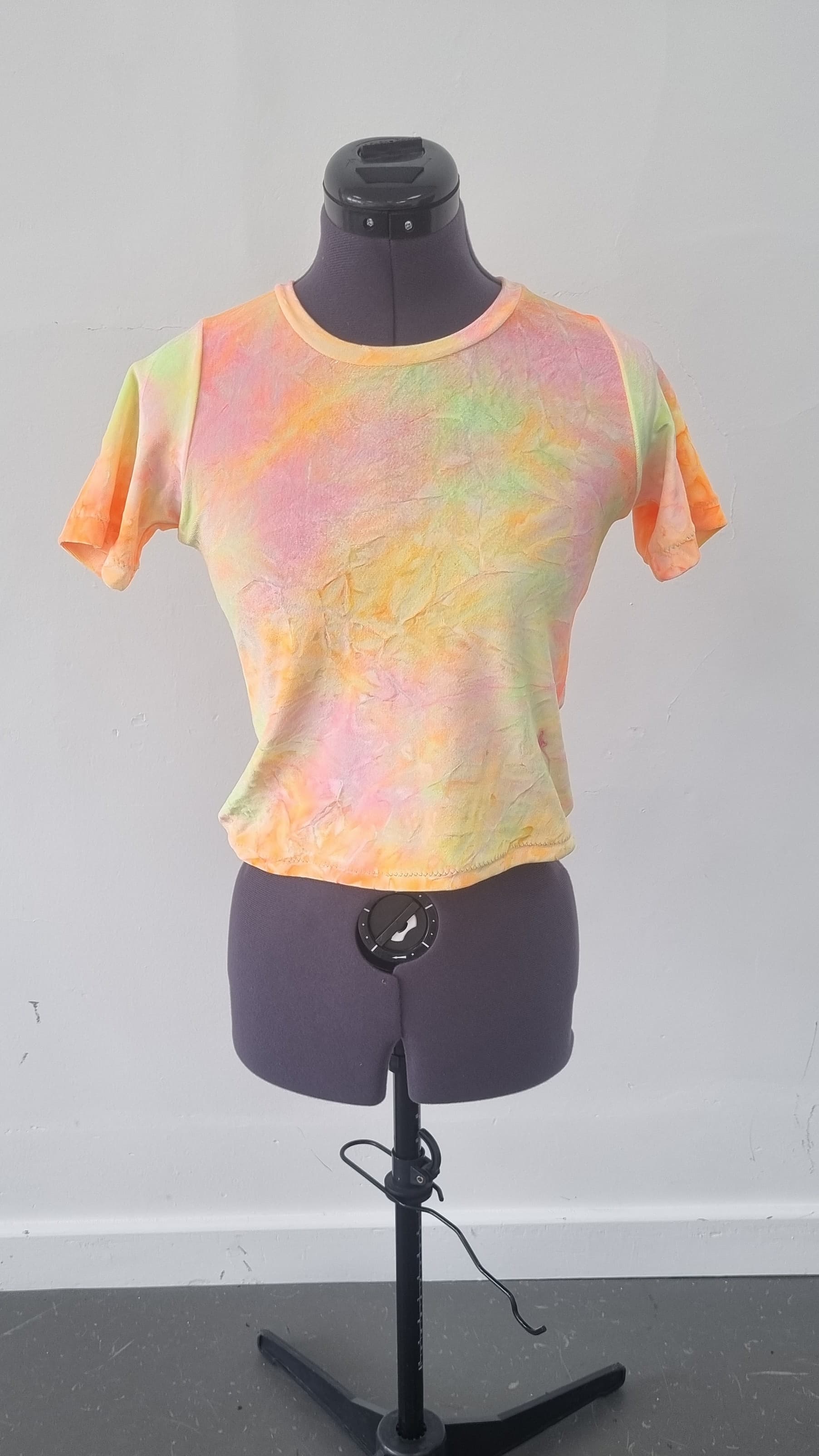 Yellow & Pink Tie Dye Top - Image 1