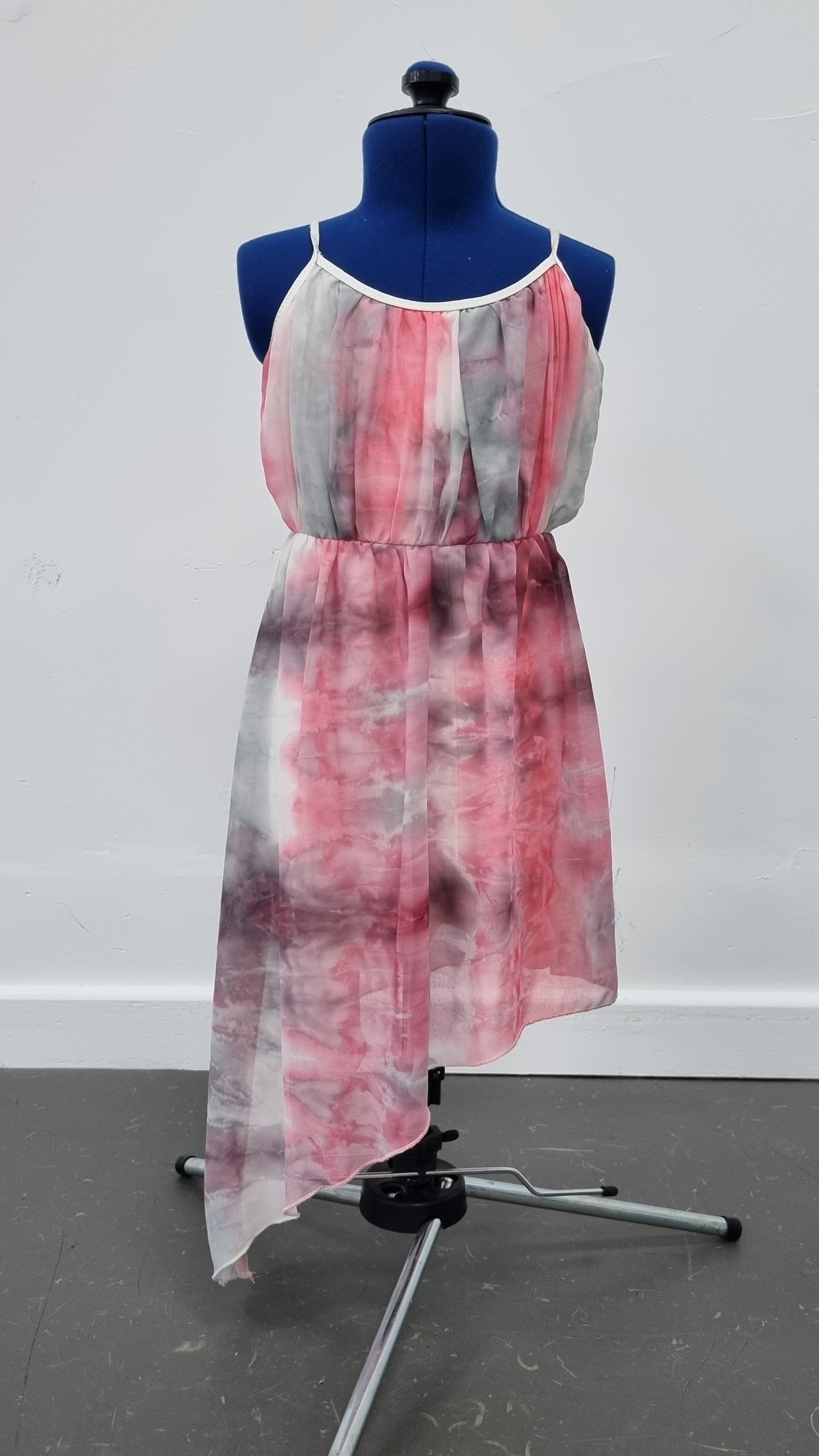 Pink Tie-Dye Dress - Image 1