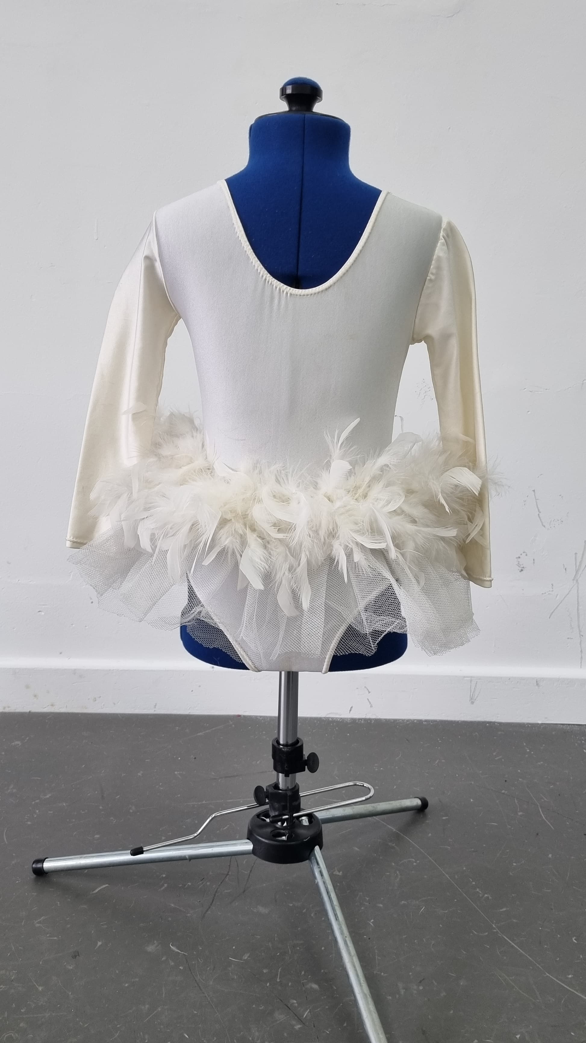 Feather Cream Leotard - Image 1