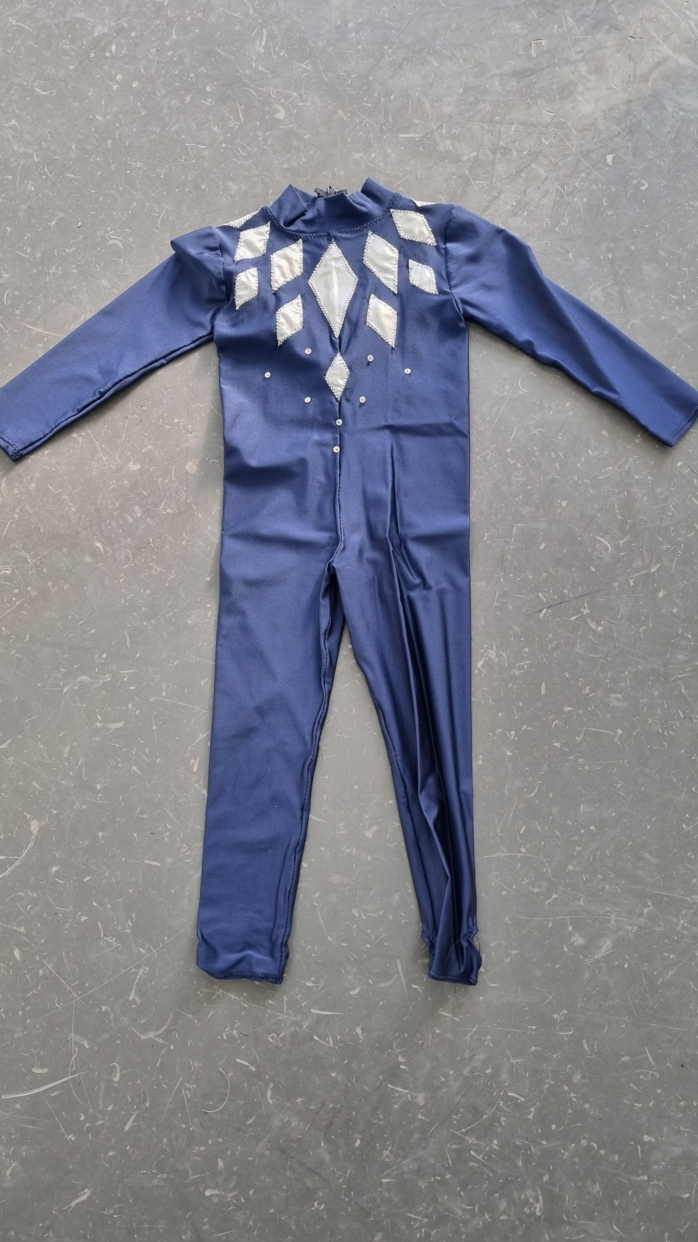 Navy Long Sleeved Catsuit