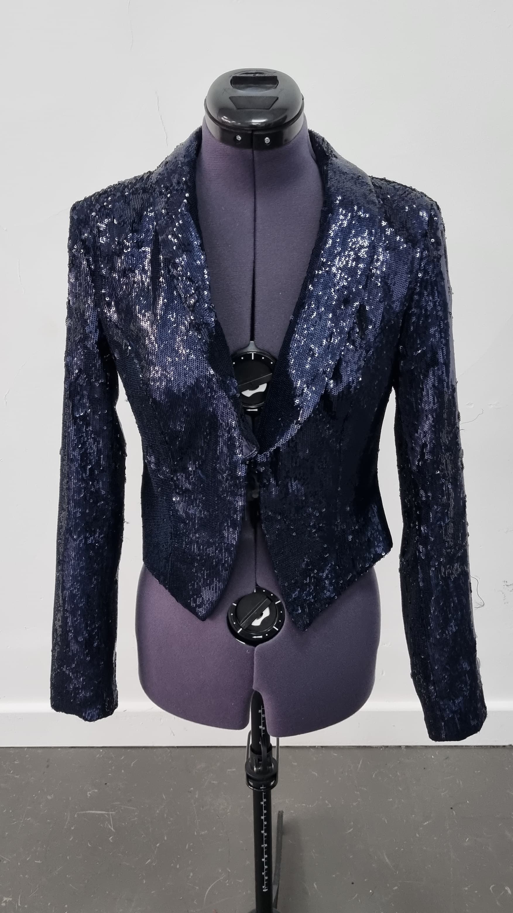 New Look Navy Sequin Jacket - Image 1