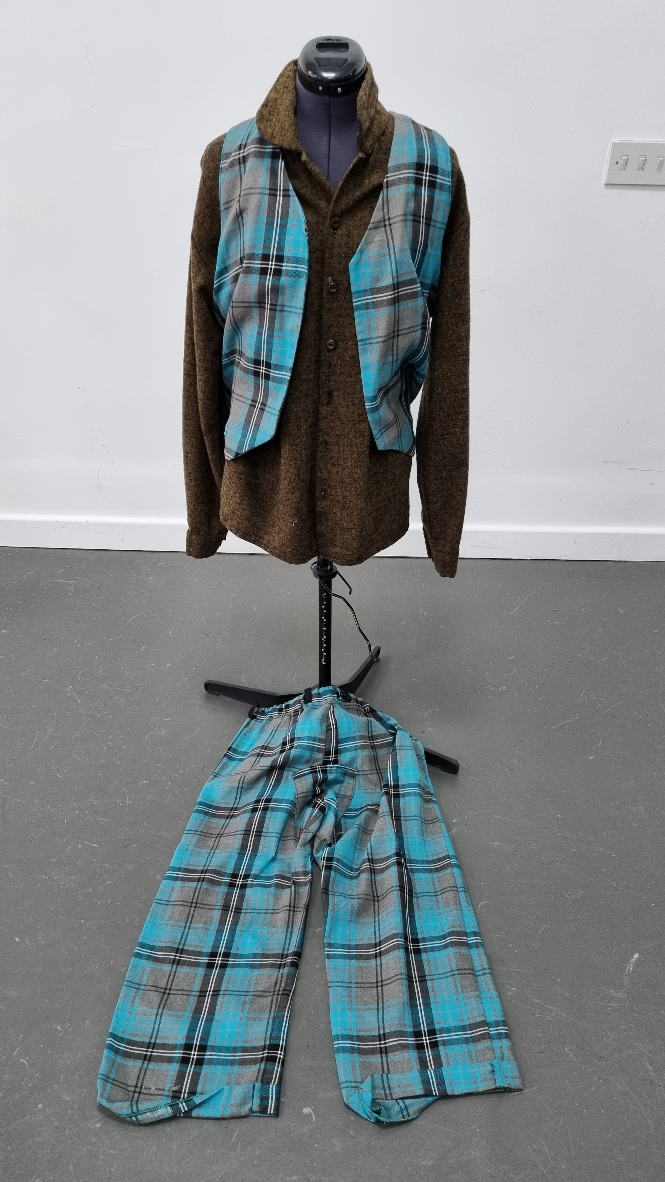 Scarecrow Checked Trousers and Waistcoat - Image 1