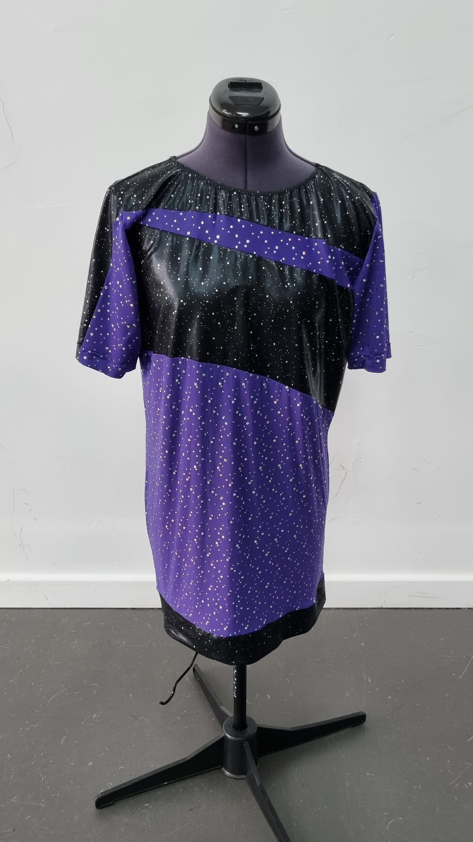 Purple and Black Metallic Top - Image 1