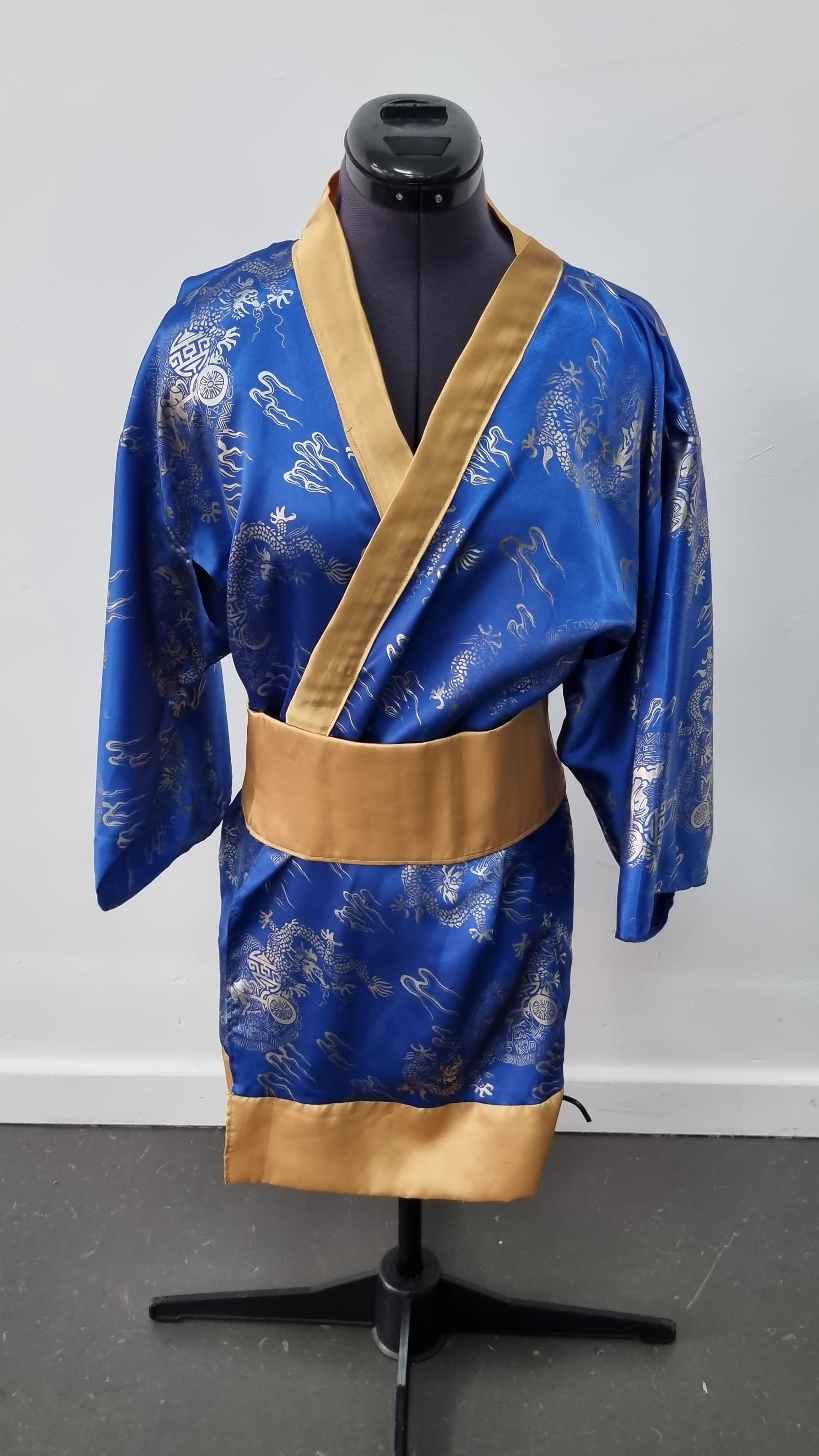 Japanese Kimono Jacket (Blue & Pink) - Image 1