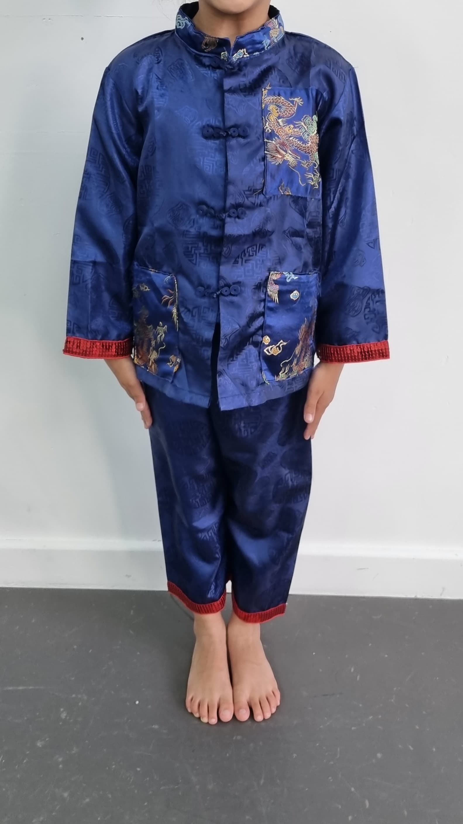 Chinese Top and Trousers (Various Colours) - Image 1