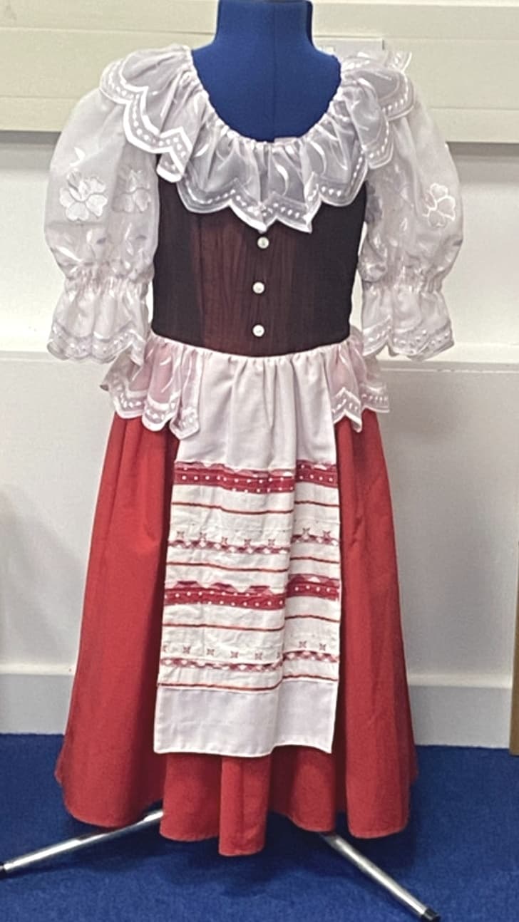 Villager Dress with Puff Sleeve - Image 1