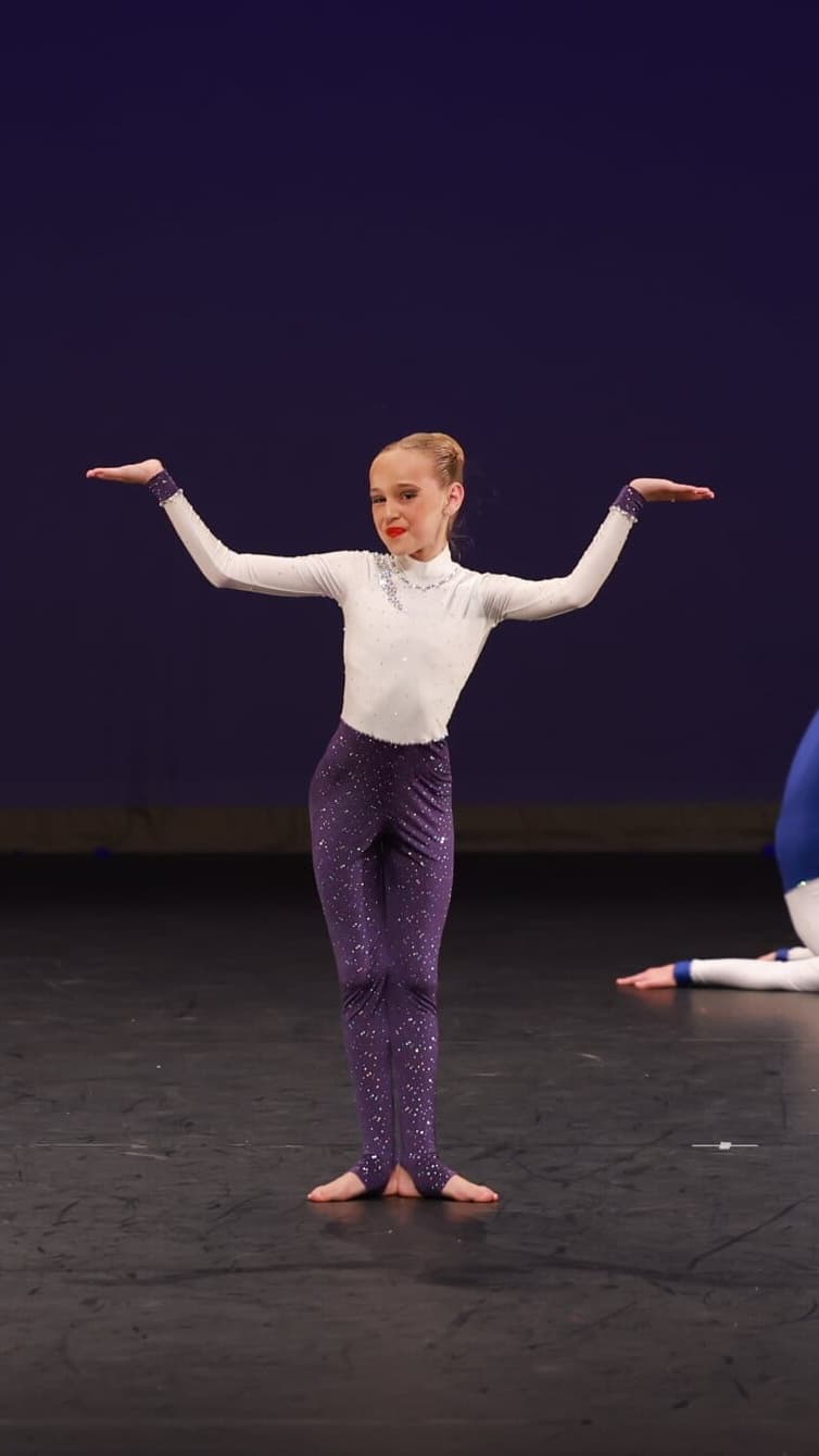 Beauty & the Beast Purple and White Gemmed Catsuit - Image 1