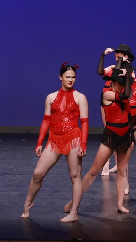 Da Beat Full Red Fringe Dress (Red) - Image 1