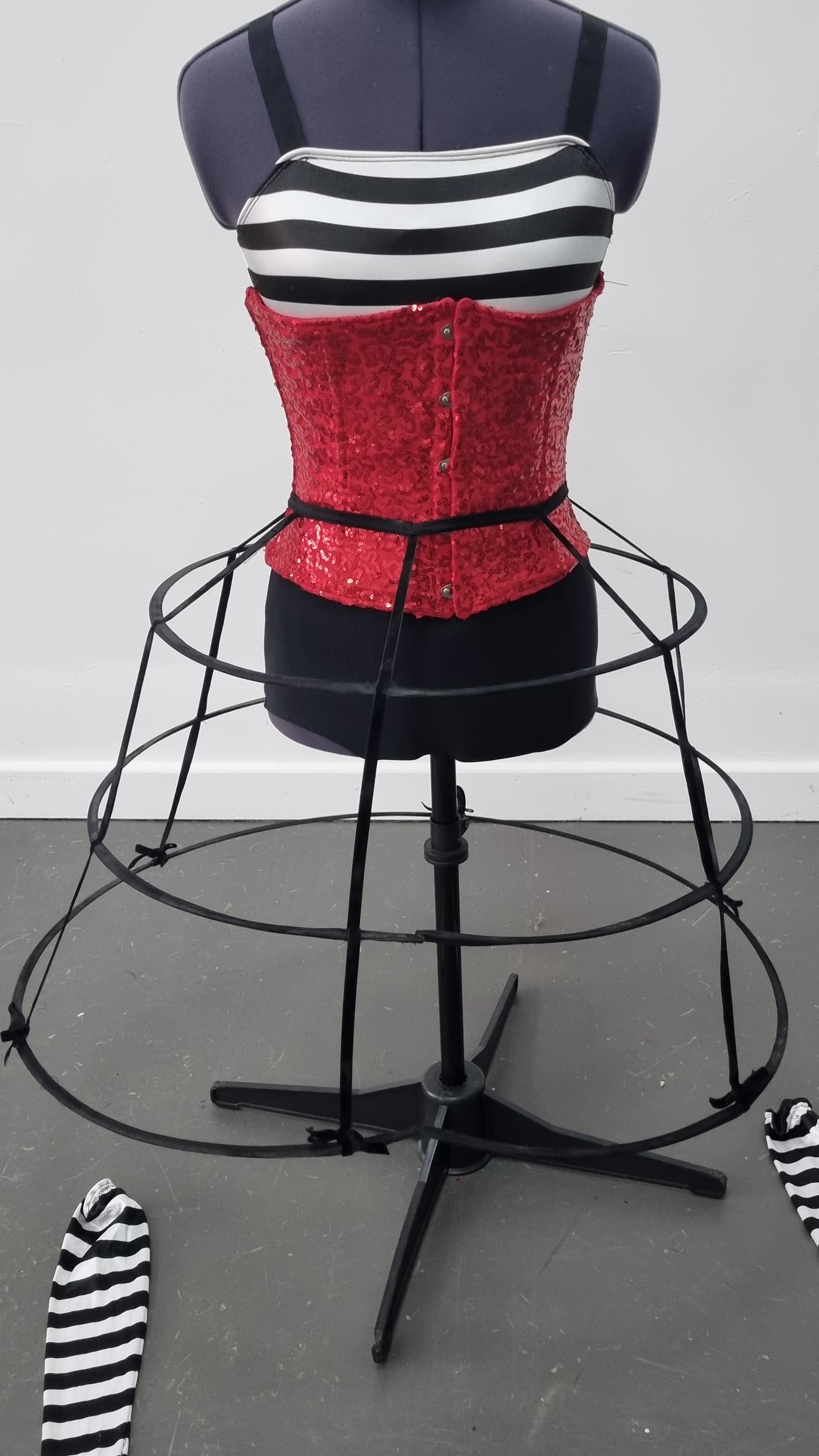 Queen of Hearts Caged Skirt - Image 1